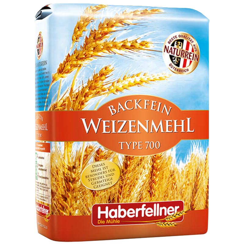 10 x 1kg Haberfellner Wheat Flour Type 550 / W700 optima