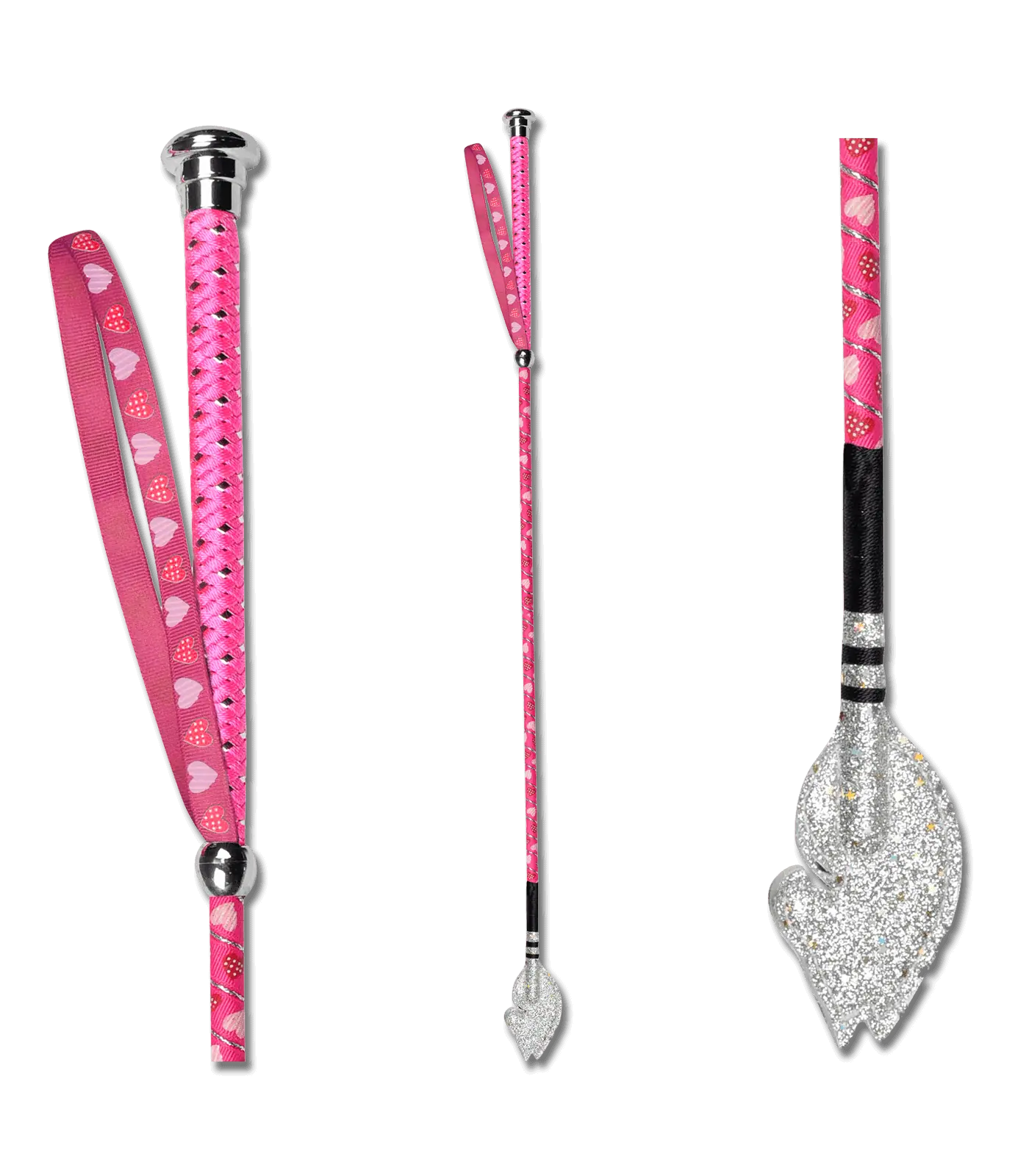 Child’s Riding Crop with horse head tongue azalea 65 cm