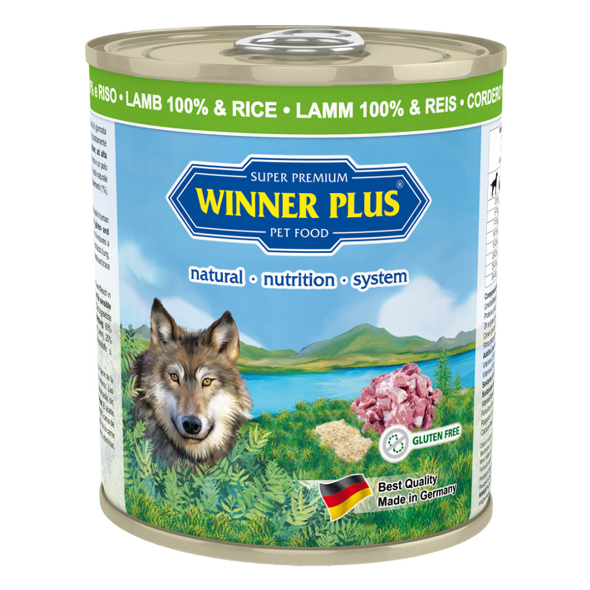 Winner Plus Lamb 100% & Rice 6 x 800 g