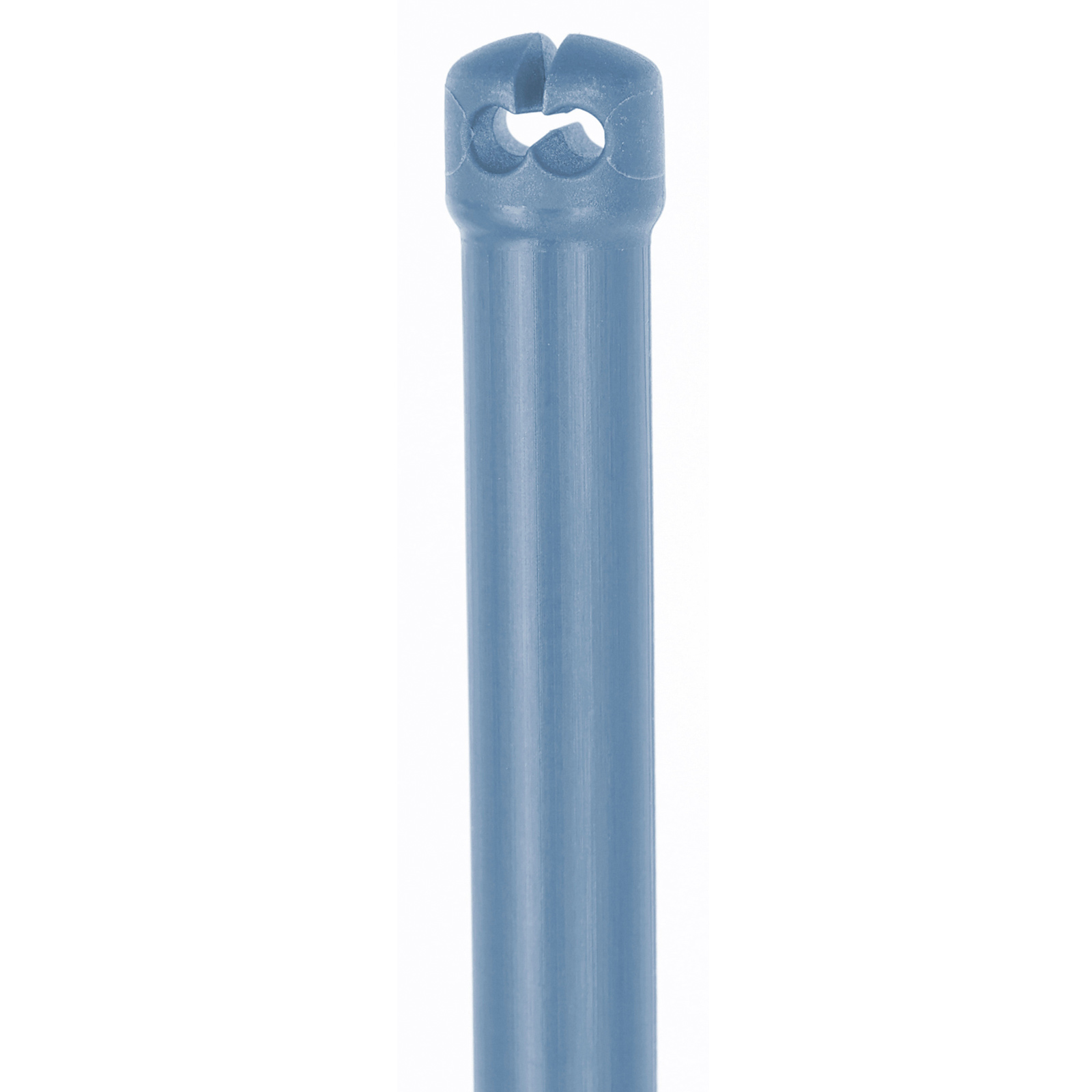 Premium Thermoplastic Fibreglass post for pasture net, double tip, blue