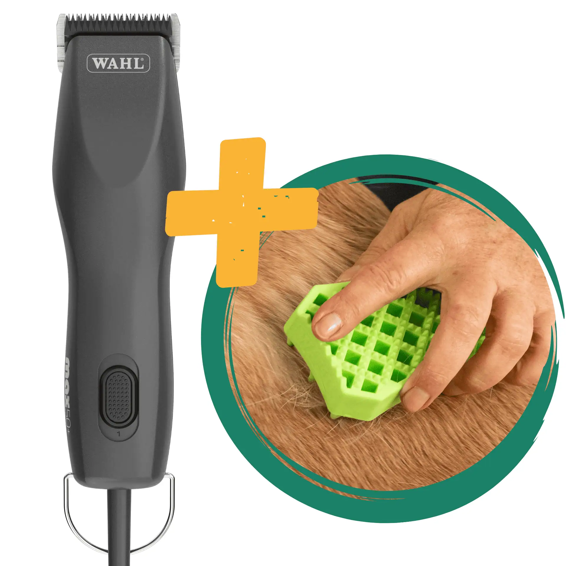 Wahl Max 50+ Clipper + free Sheddy Brush