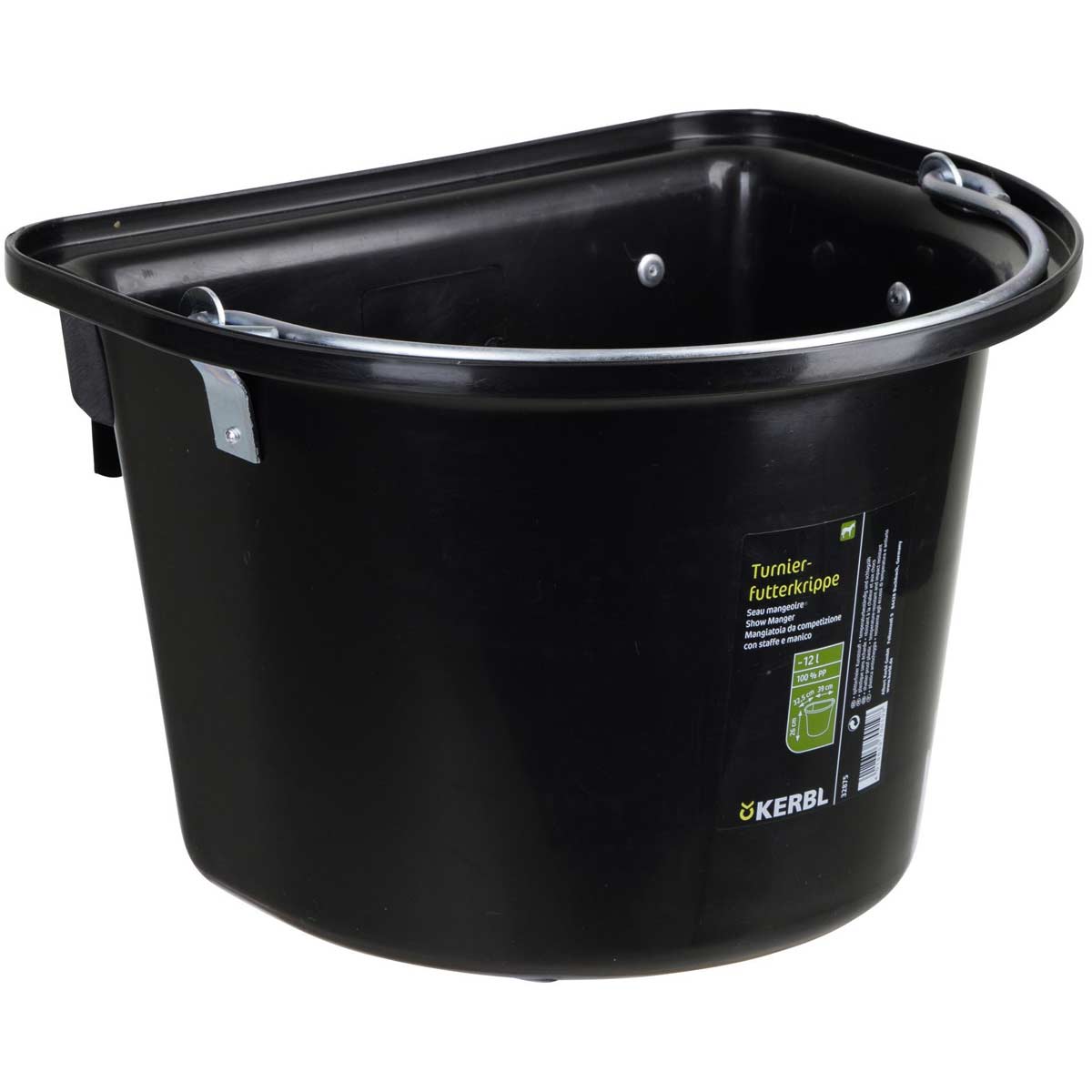 Show Manger with Hoock-in Bail 12 l black