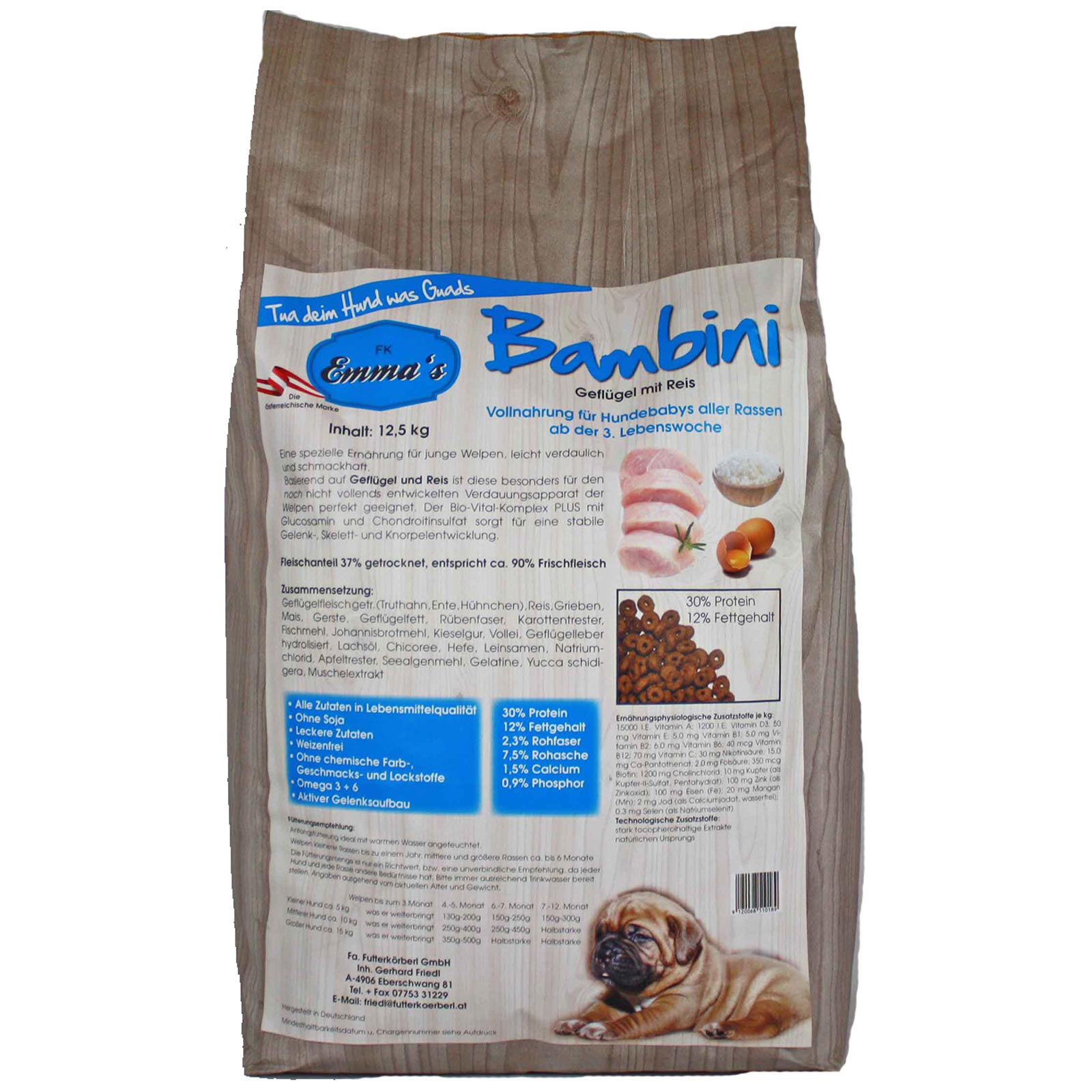 Emmas Dog food Bambini for Puppies 12,5 kg