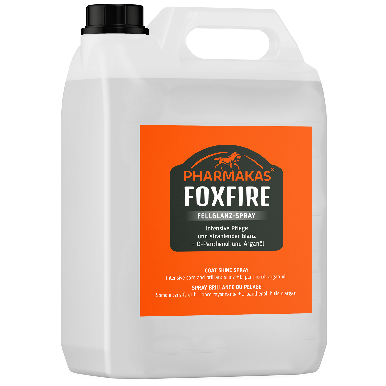 PHARMAKAS HORSE fitform FOXFIRE Mane Care & Horse Shampoo 5 L