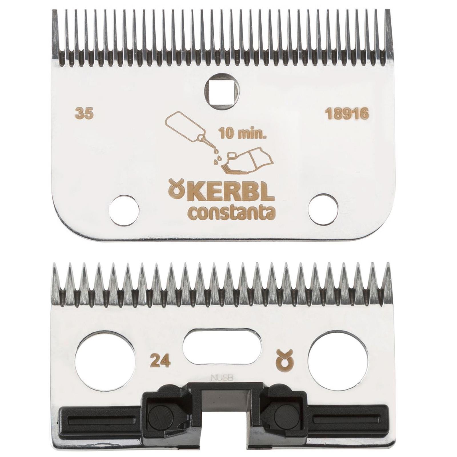 Kerbl Clipper Blade Set for ConstantaRodeo 0,5 mm, R22, 35/24 teeth