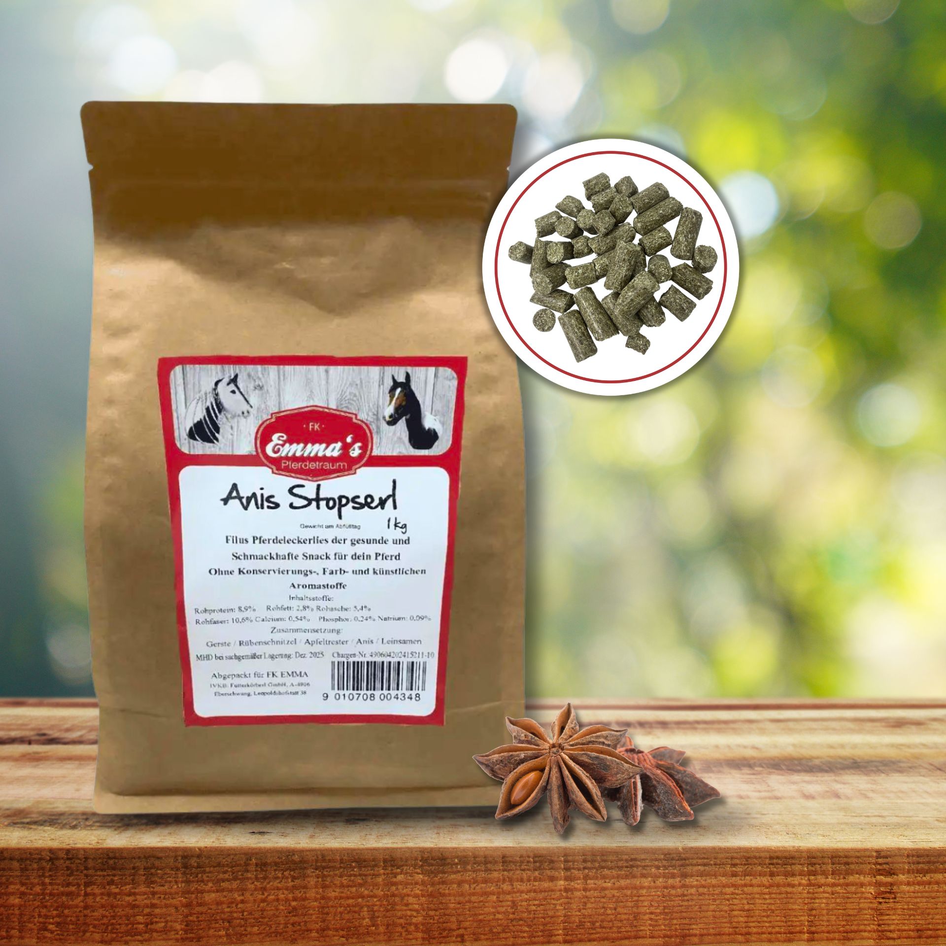 Emmas horse treats aniseed stops 1 kg