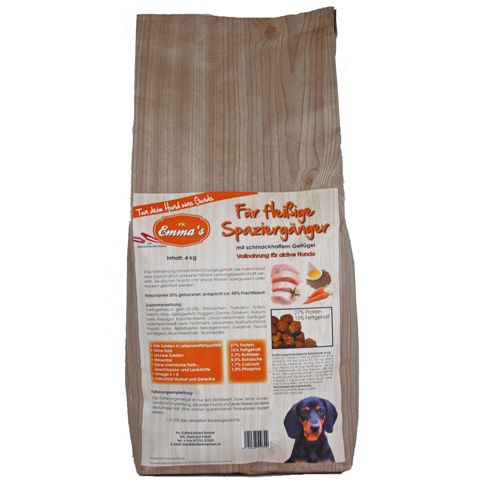 Emmas Dog food Spaziergänger 4 kg