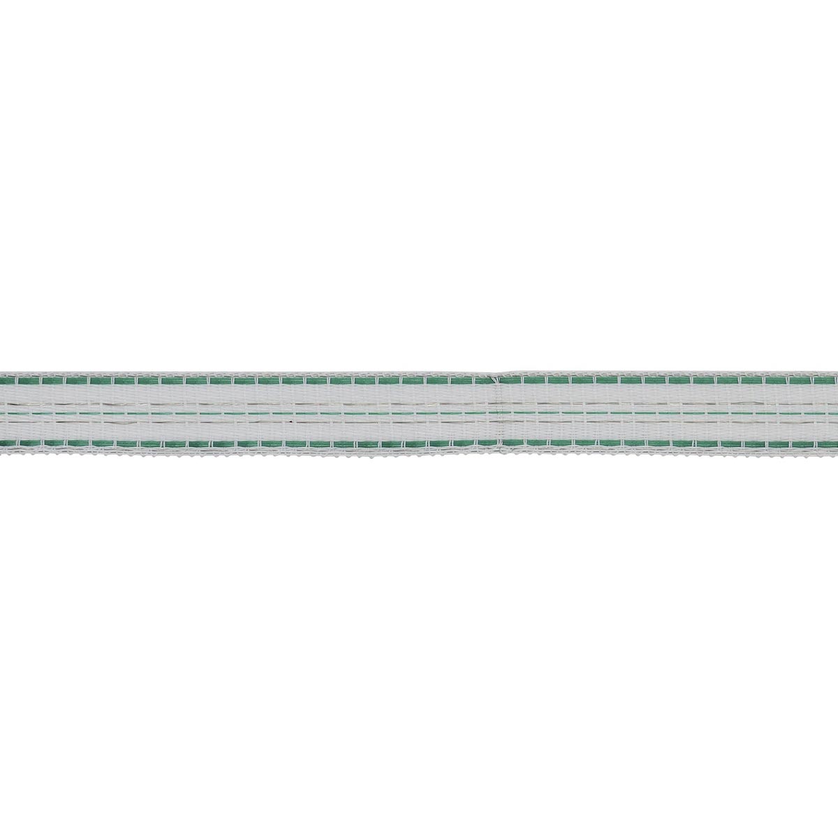 Ako Pasture Fence Tape PremiumLine 200m, 0.20 Niro + 0.20 Copper, white-green