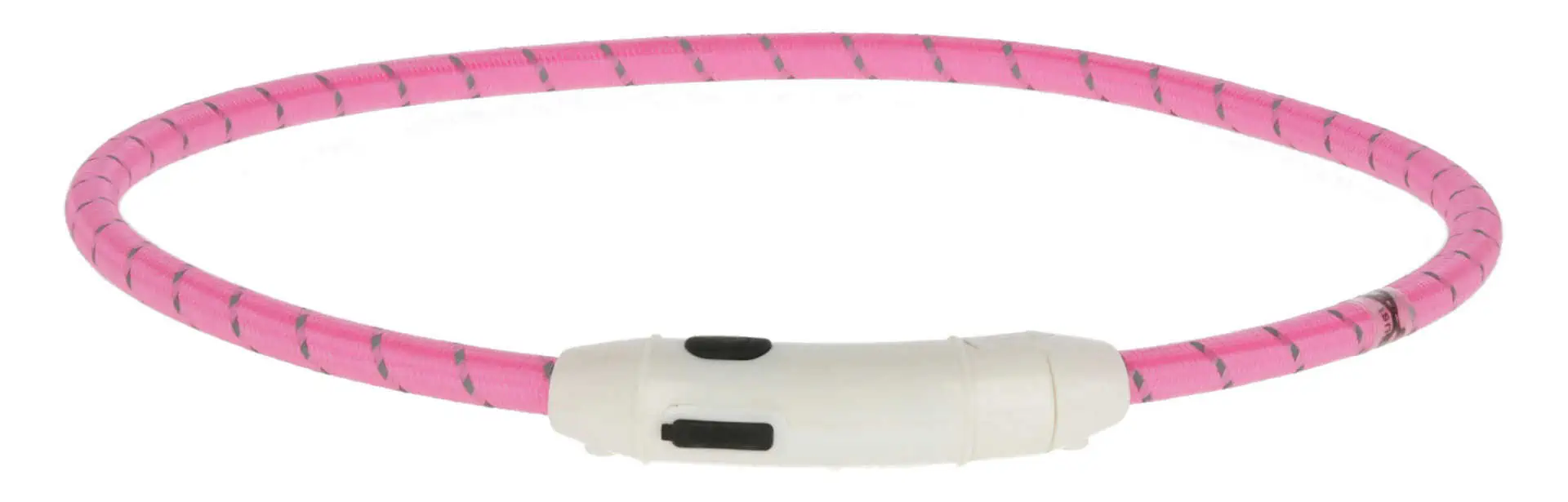 Maxi Safe LED Collar, Nylon, Length 65 cm, pink