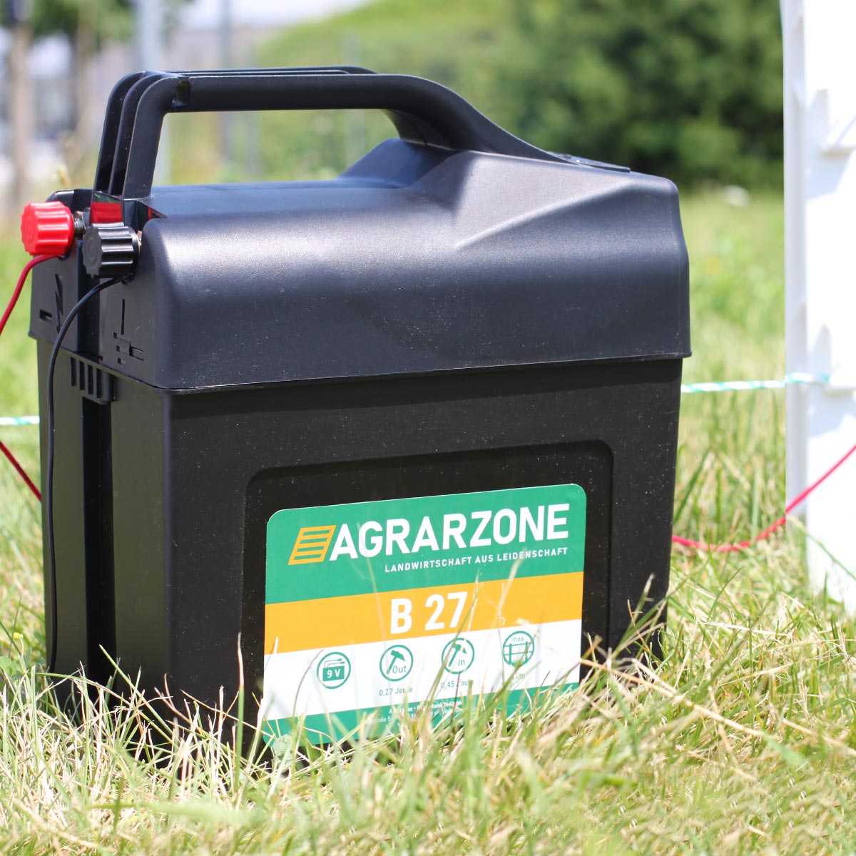 Agrarzone B27 electric fence energiser 9V, 0,45 joules