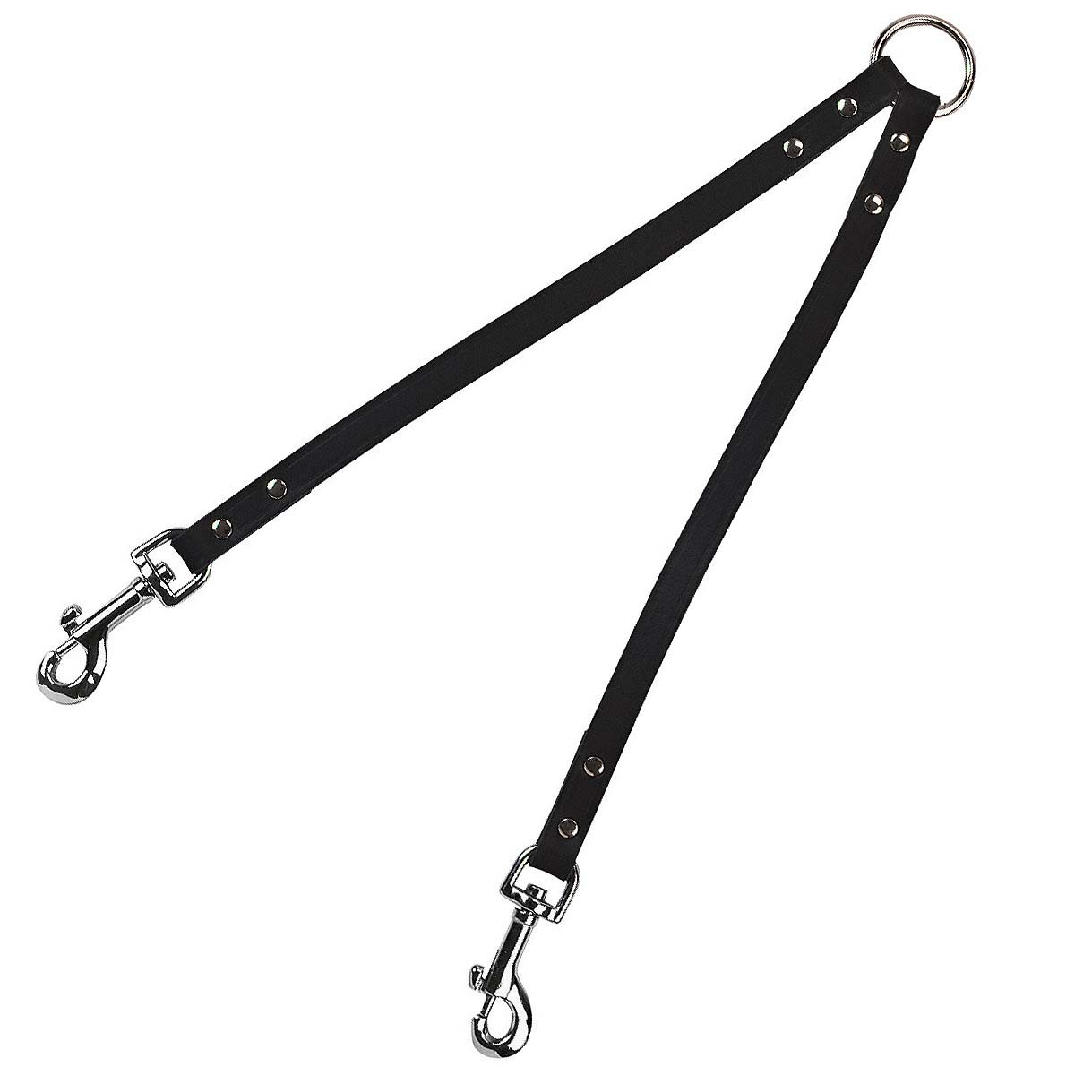 VEGAS coupling for two dogs black, 18mm / 30cm 12 mm