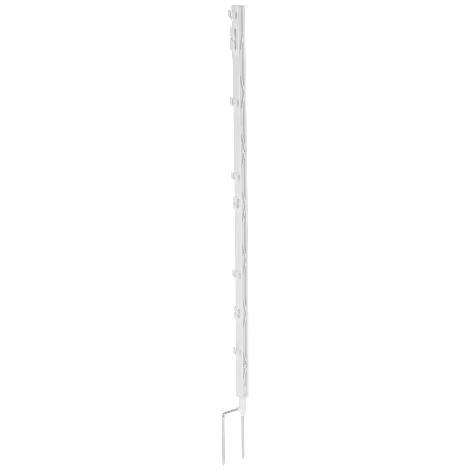 Plastic Post 102 cm, Doublespike, white (5 pcs.)