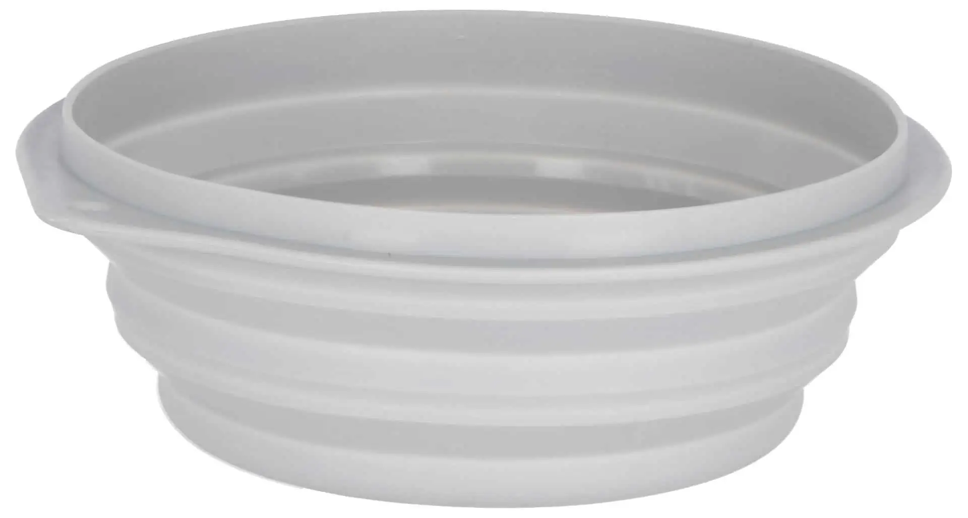 Silicone Travel Bowl (folding) 2000 ml, grey