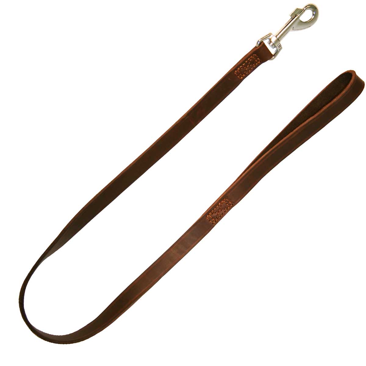 rondo training leash riveted brown, 22 mm, 240 cm brown 100 cm