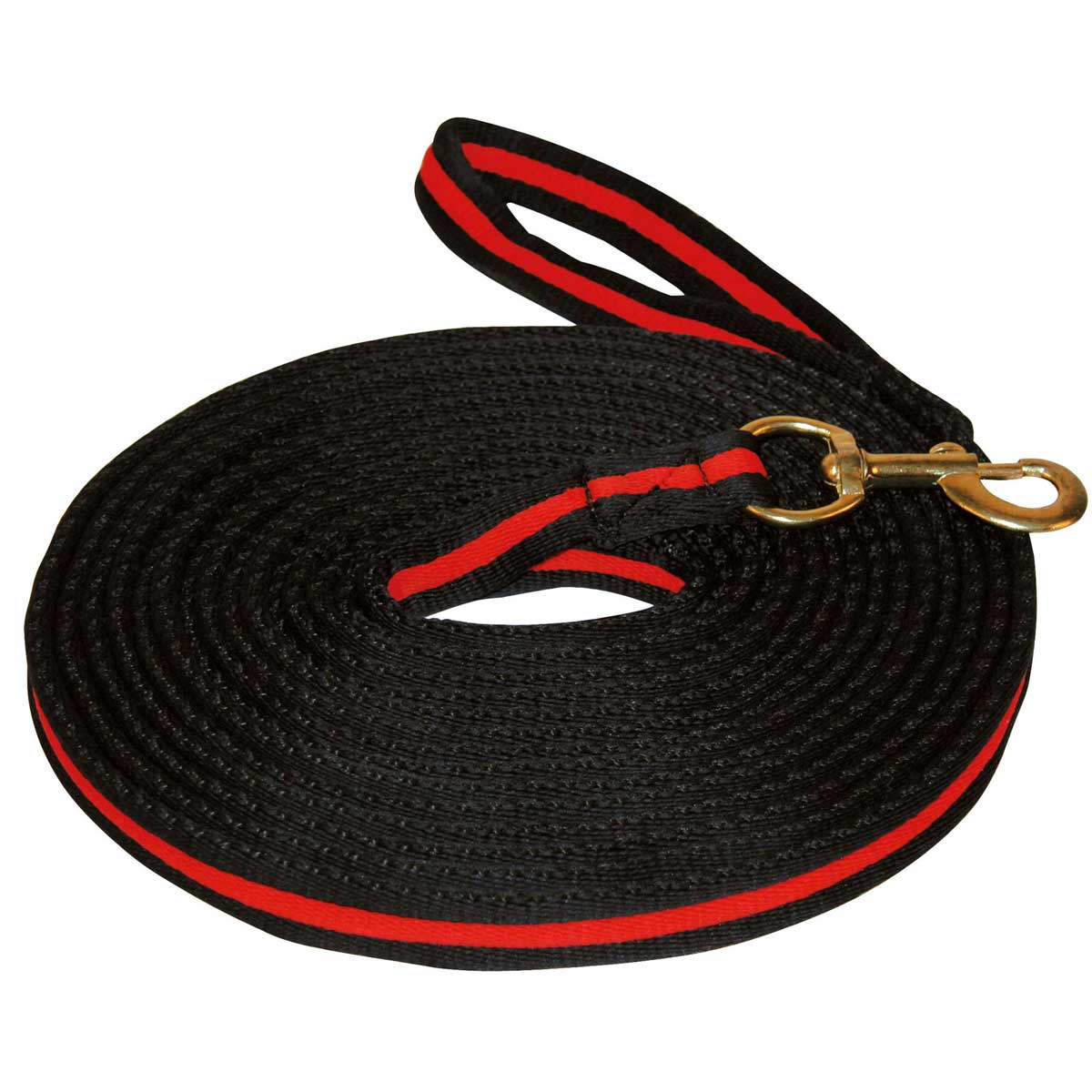 Lunge leash softlonge 8 m black/red