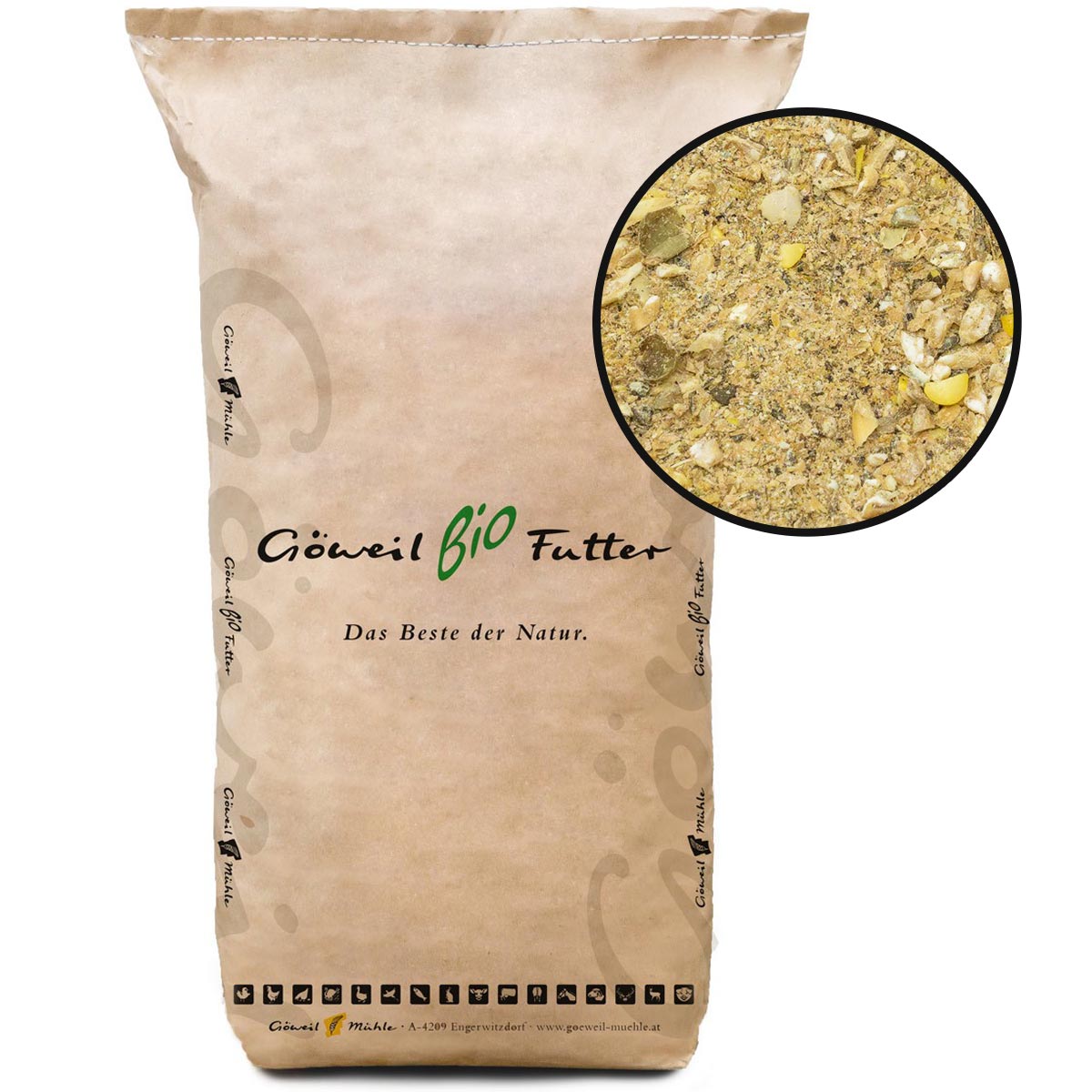 Göweil Organic Cattle Feed Calf Feed mealy 30 kg Göweil Organic Cattle Feed Calf Feed mealy 30 kg