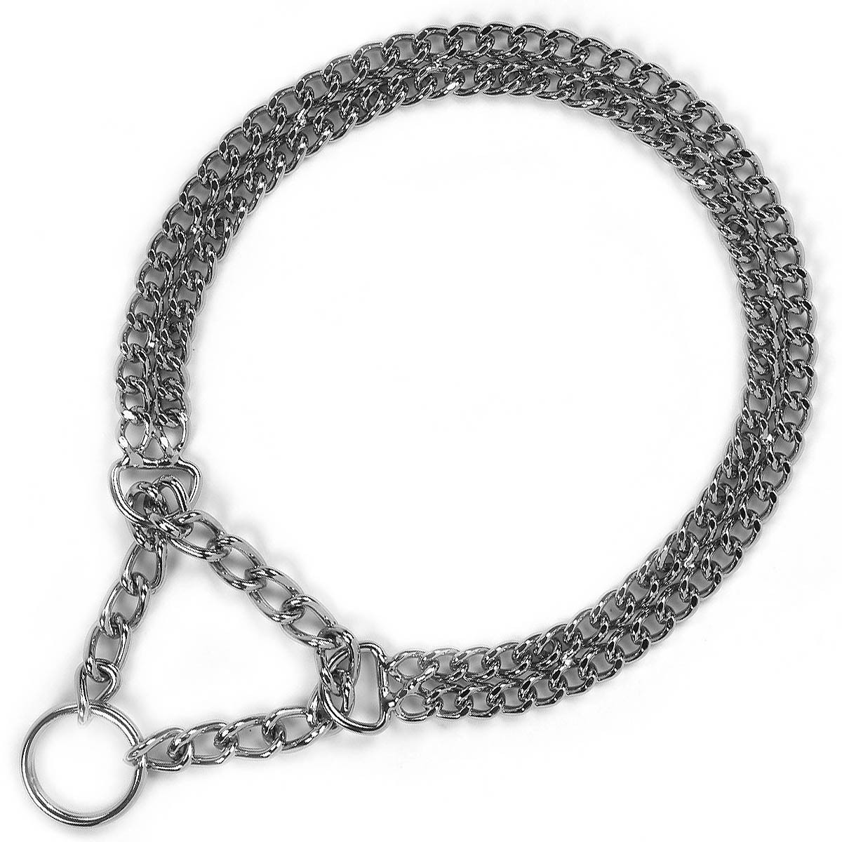 double chain chrome plated 2.5 mm, 60 cm