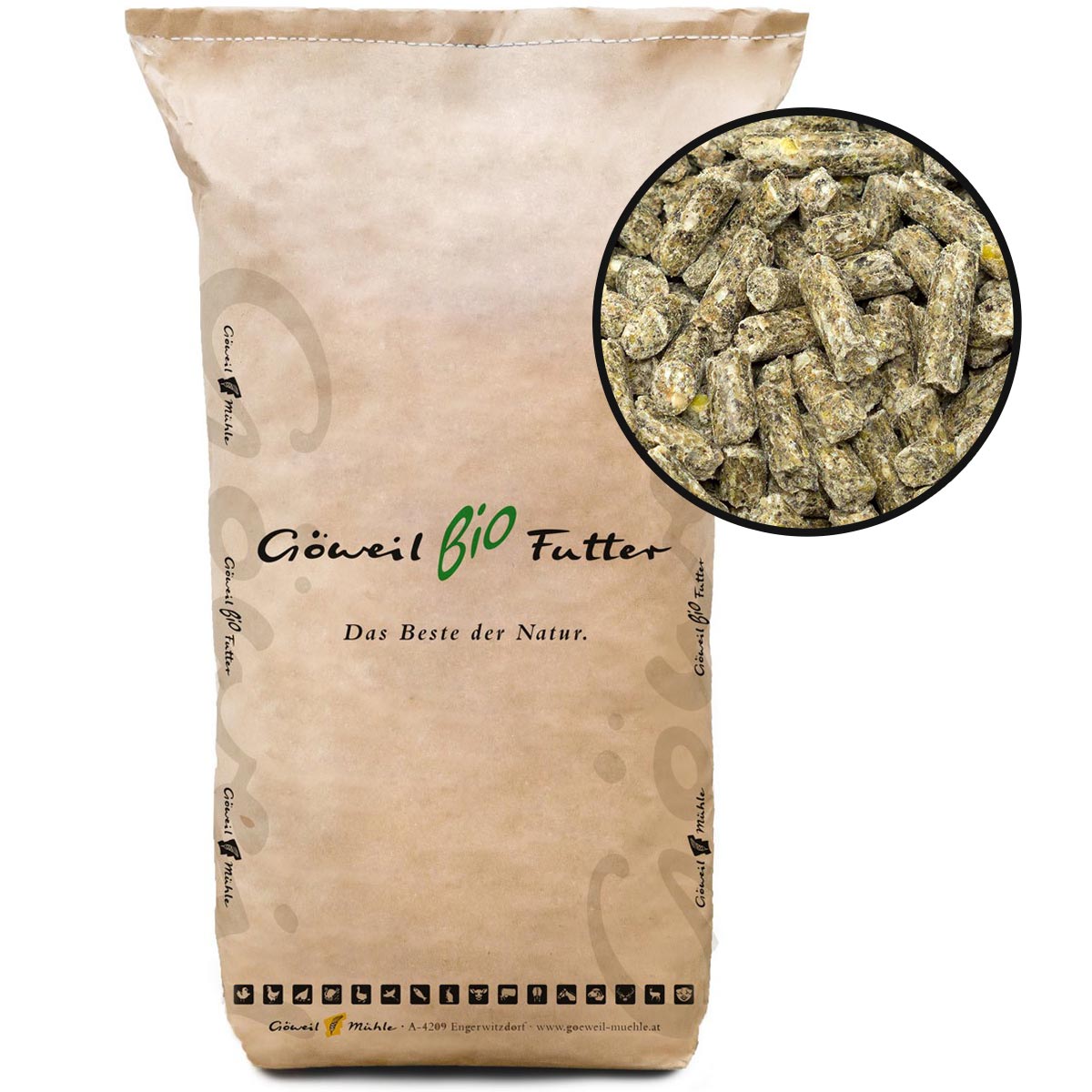 Göweil organic forage pellets without oat