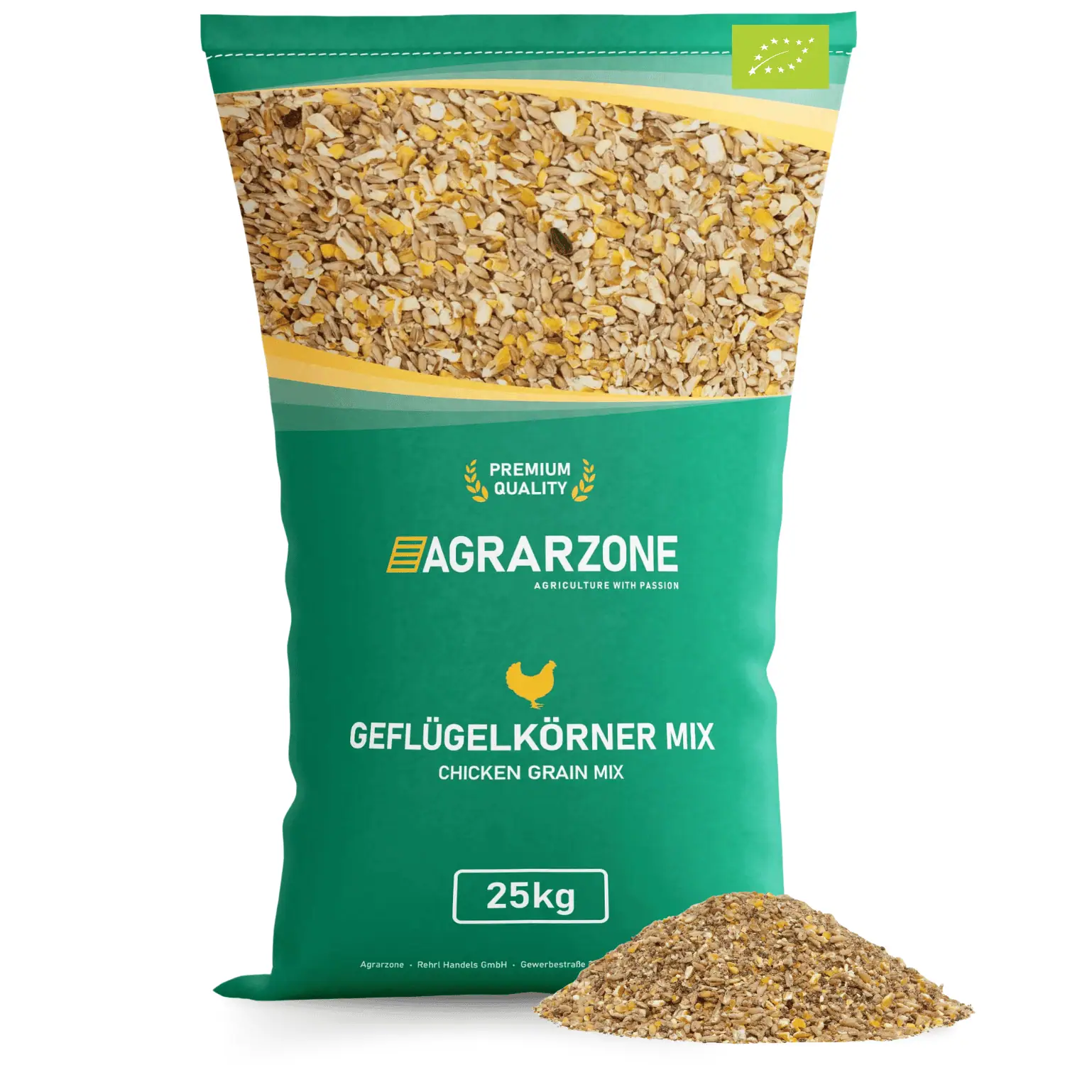 Agrarzone Organic Chicken Feed Grain Mix 25 kg