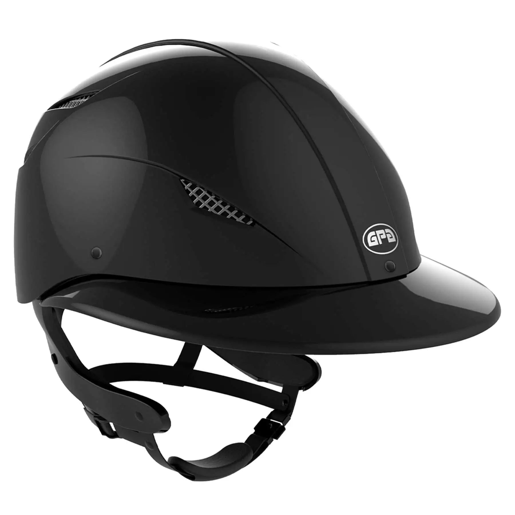 GPA EASY First Lady TLS Riding Helmet shiny black 53