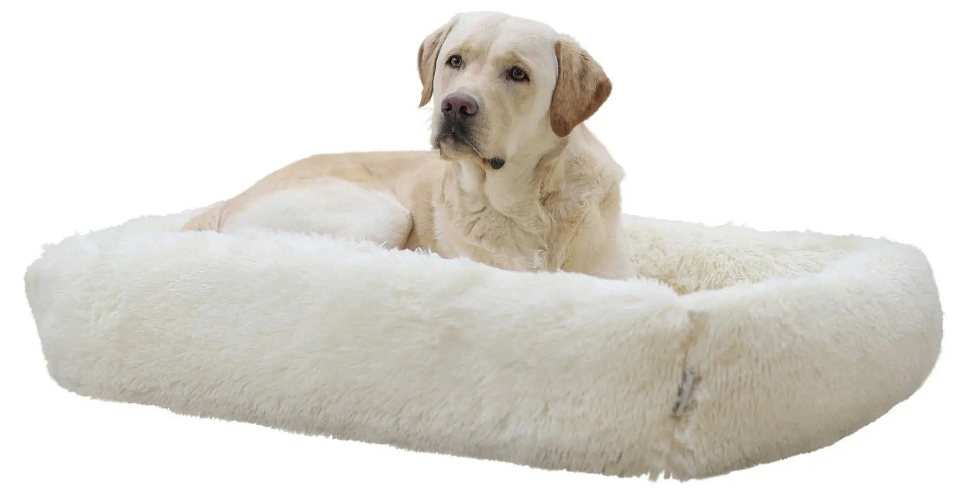 Snuggle Bed Fluffy, cream, 60x40 cm