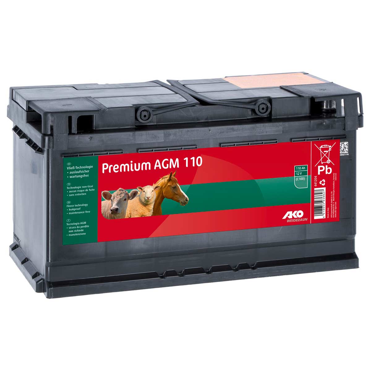 AKO Premium AGM battery 12 V 88-110Ah 110 ah