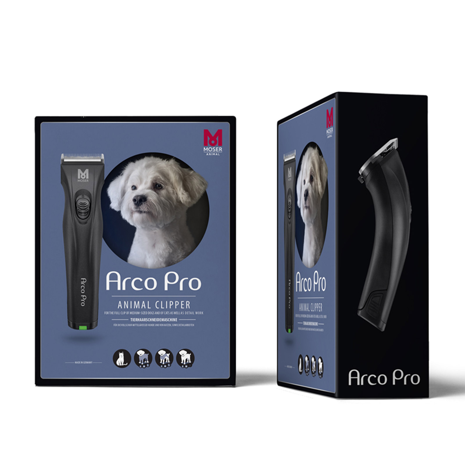 Moser Arco Pro Dog Clipper 2x battery