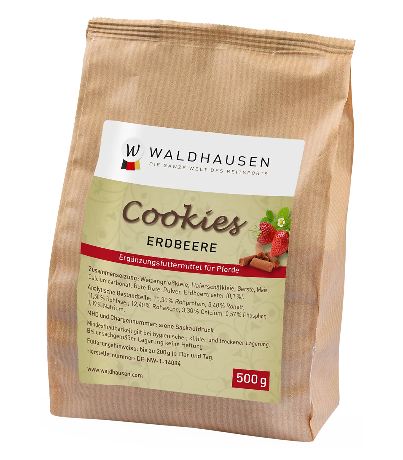 Waldhausen Cookies Strawberry, 500 g 