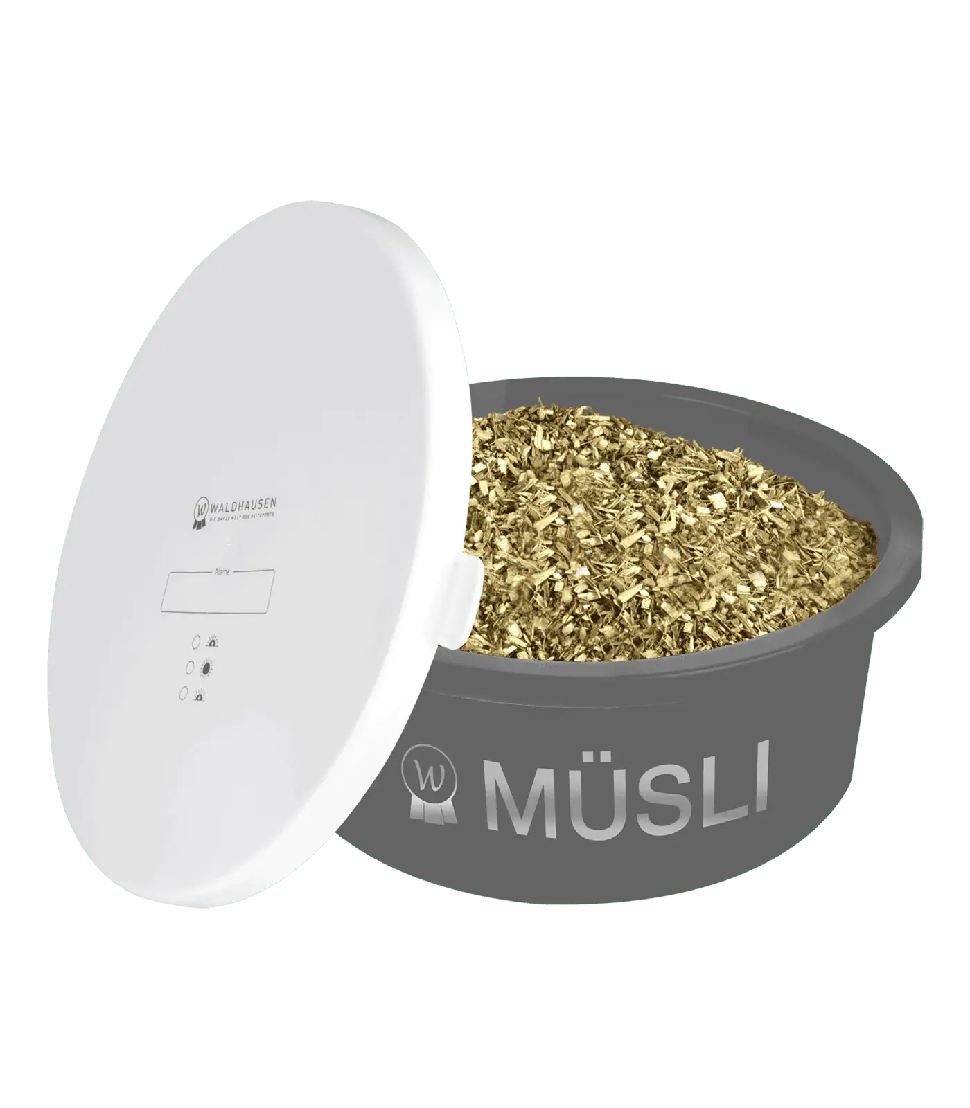 "Muesli" bowl with lid Gray