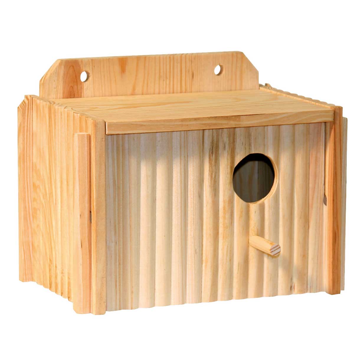 Nesting box for parakeets 21x13x13cm