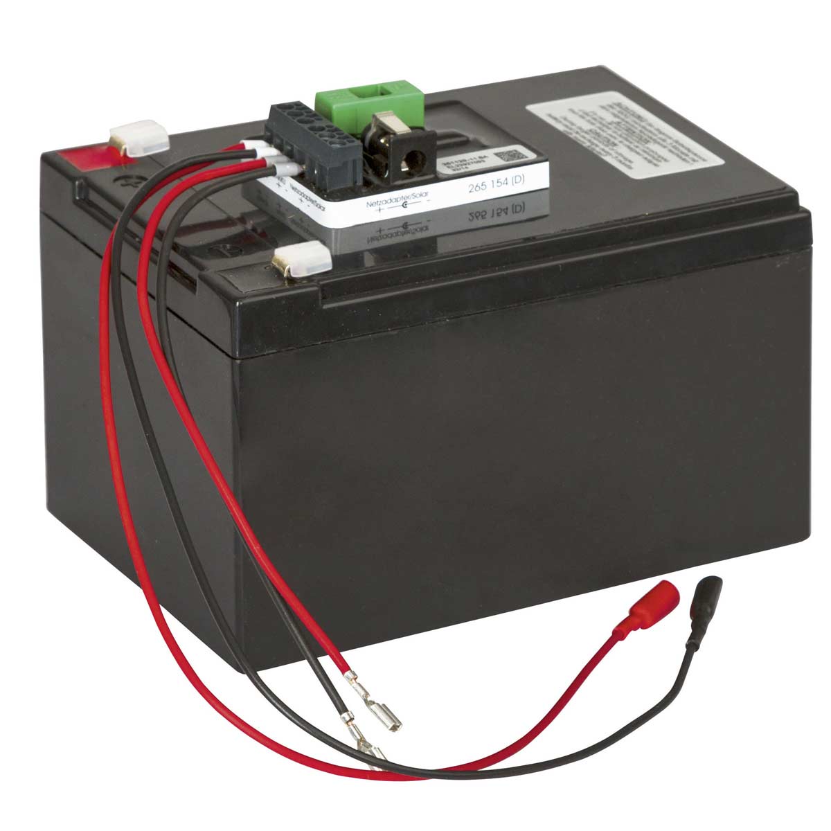 Premium AGM battery 12V 15Ah with charge controller & charger