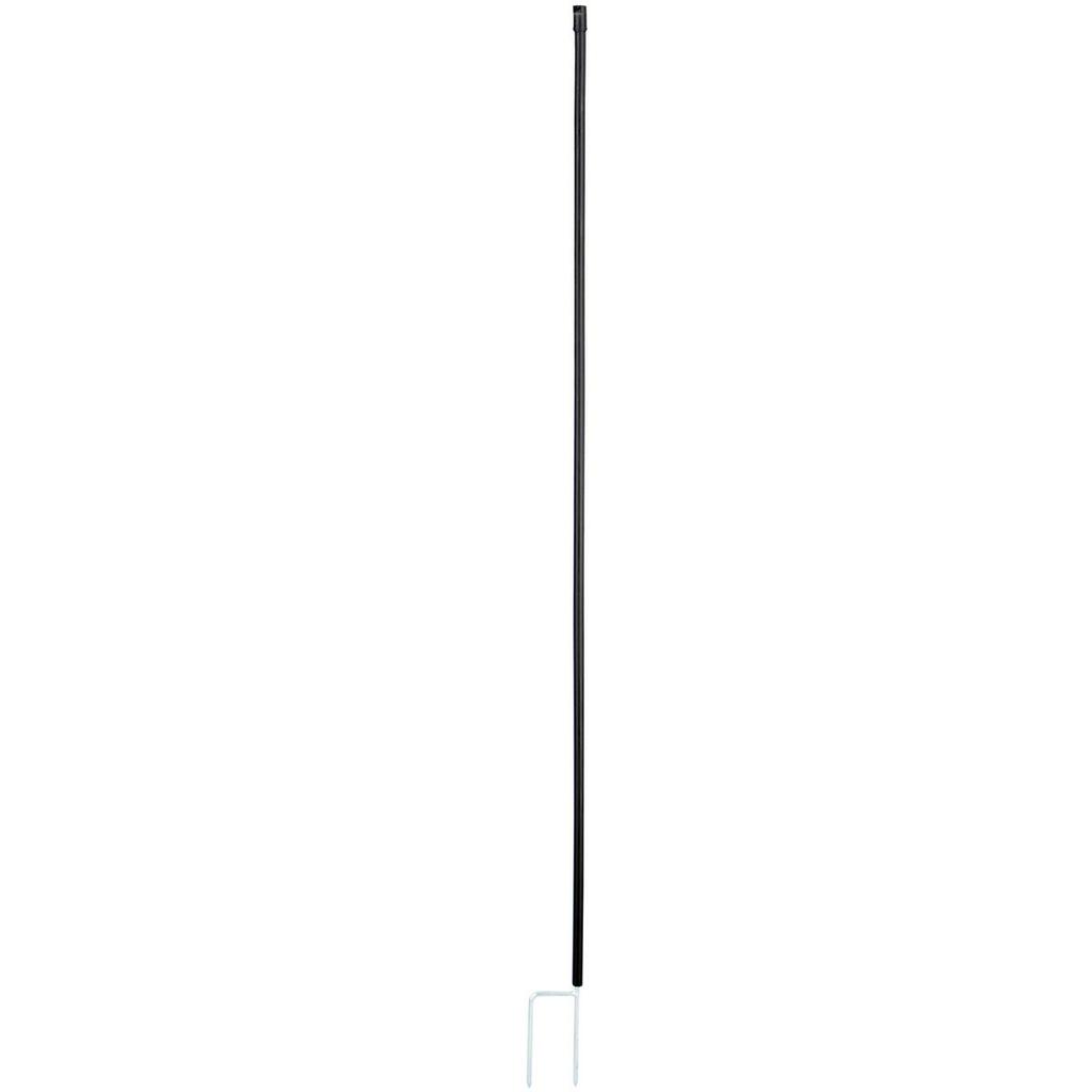 Replacement post for pasture net, double tip, black 112 cm