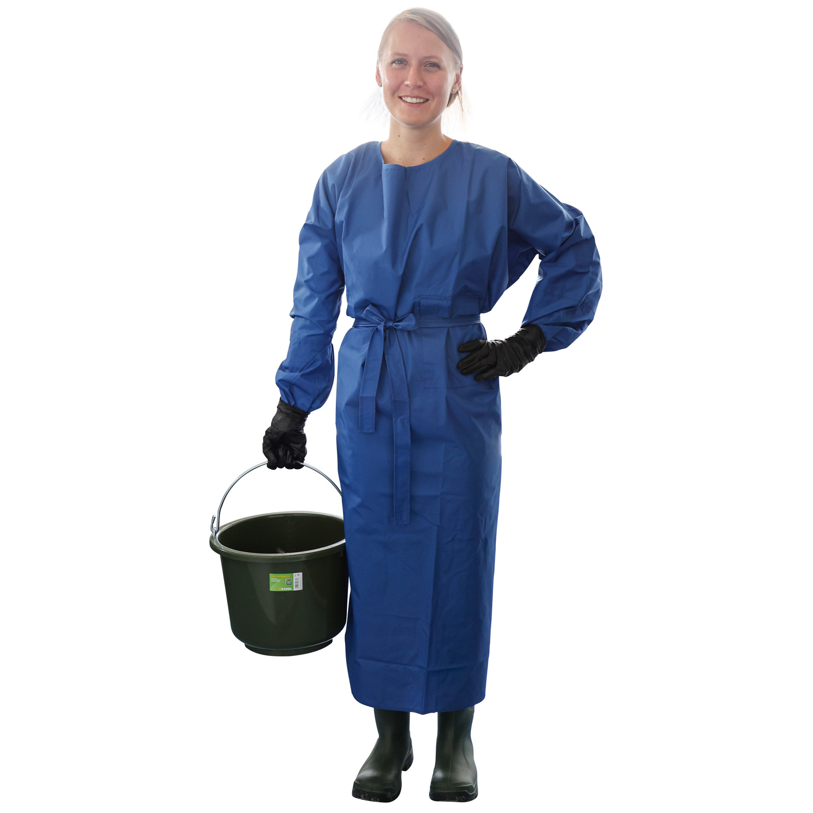 Milking & Washing Apron with Sleeves, navy Milking & Washing Apron with Sleeves, navy