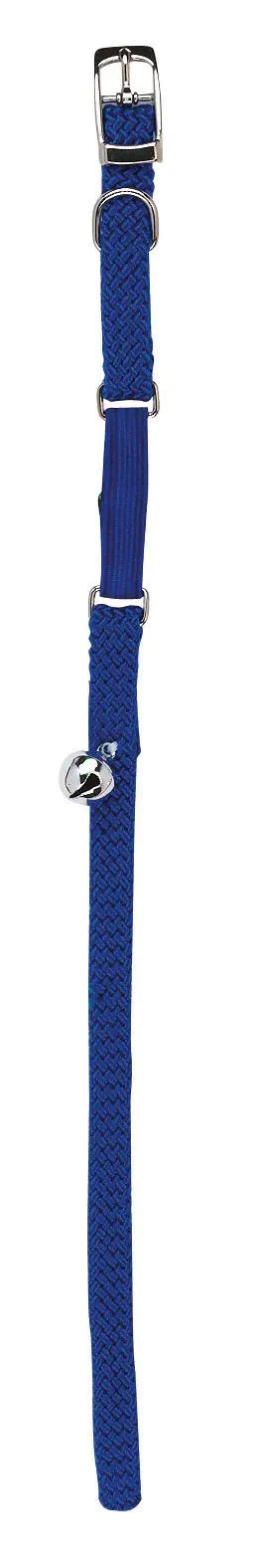 cat collar, blue elastic, 10 mm x 30 cm