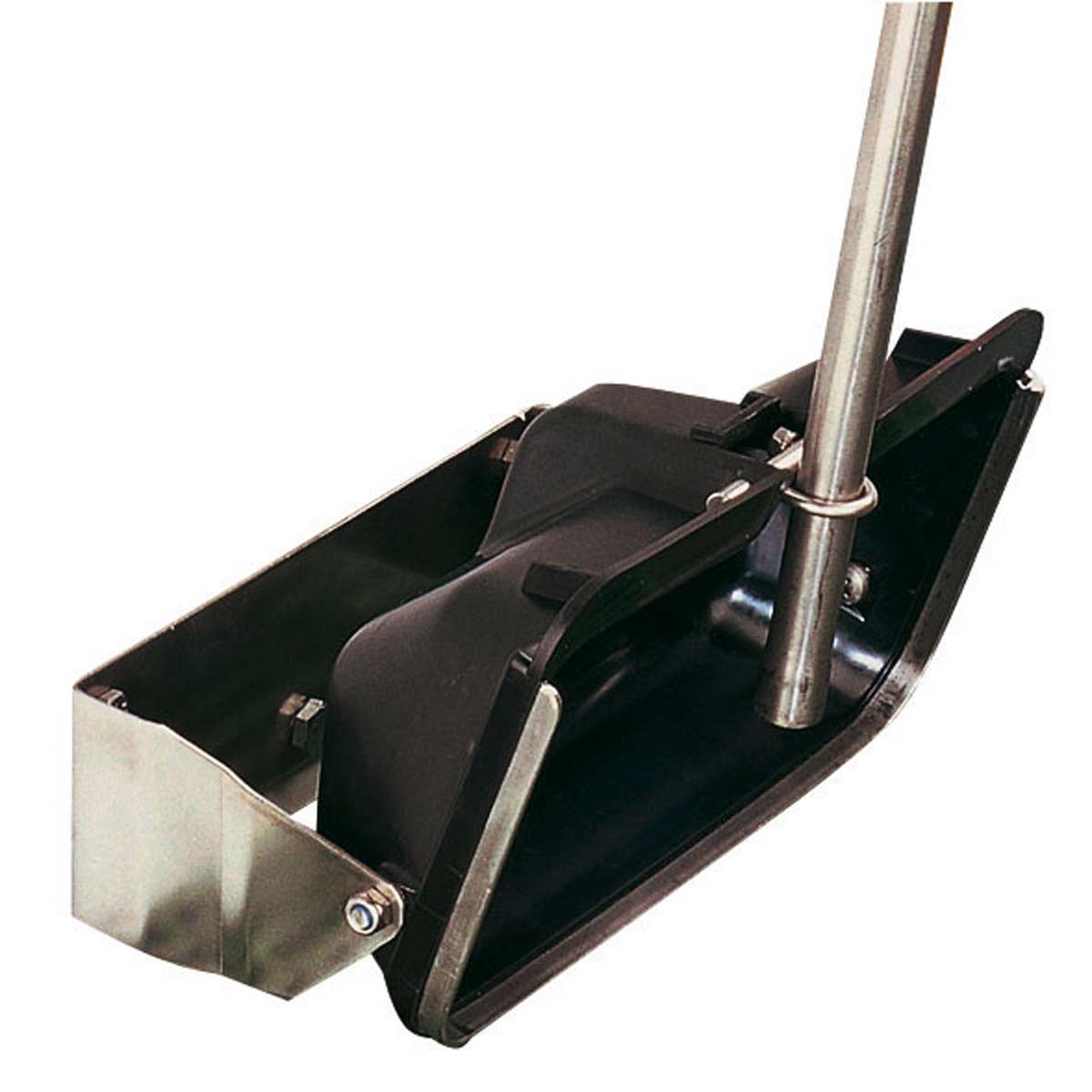 Tilting trough incl. wall fastenings for water level