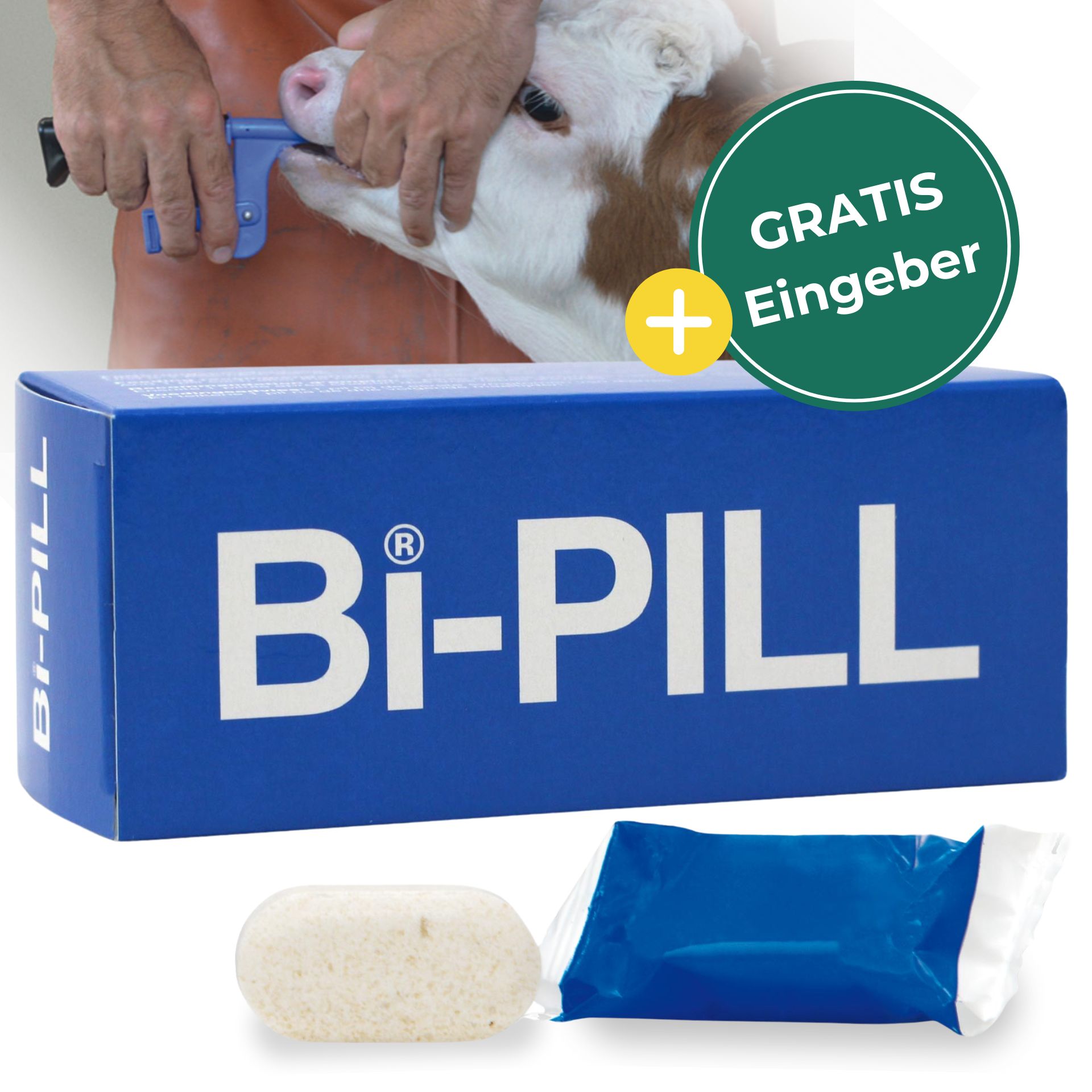 Bi-PILL for calf diarrhoea + FREE Junior tablet dispenser