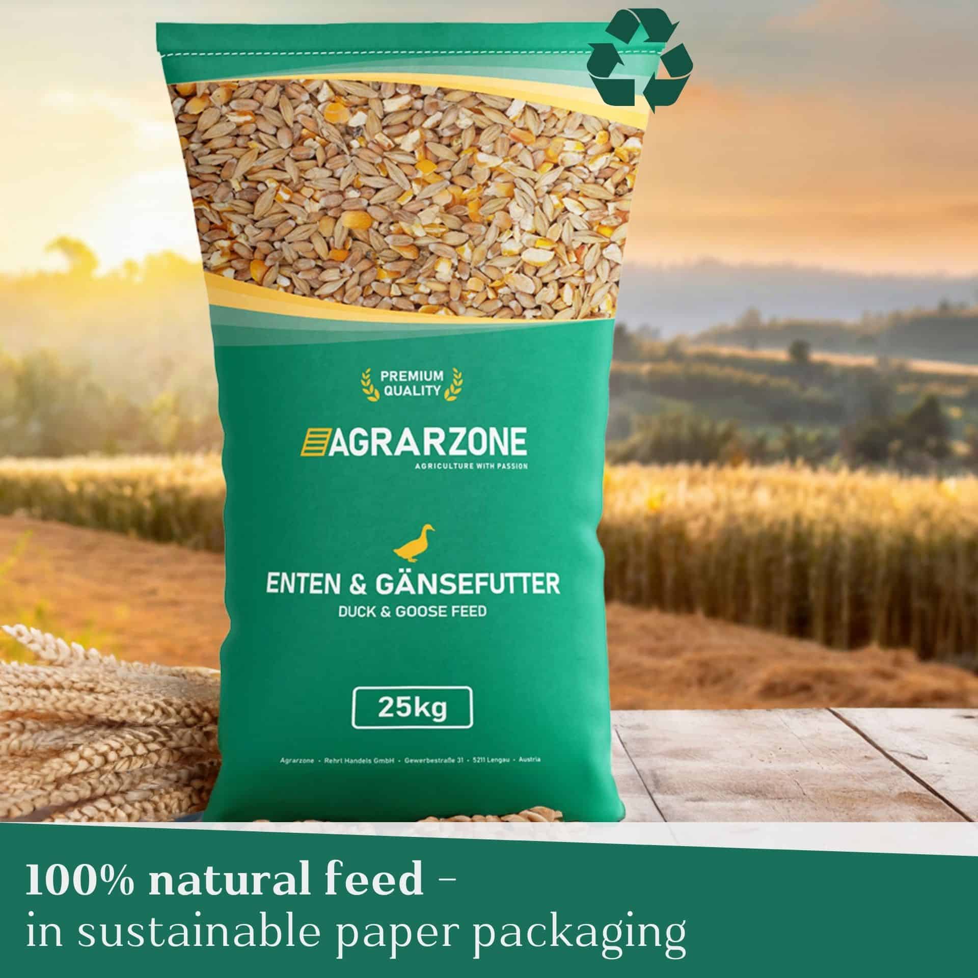 Agrarzone Organic Duck & Goose Feed Grains 25 kg