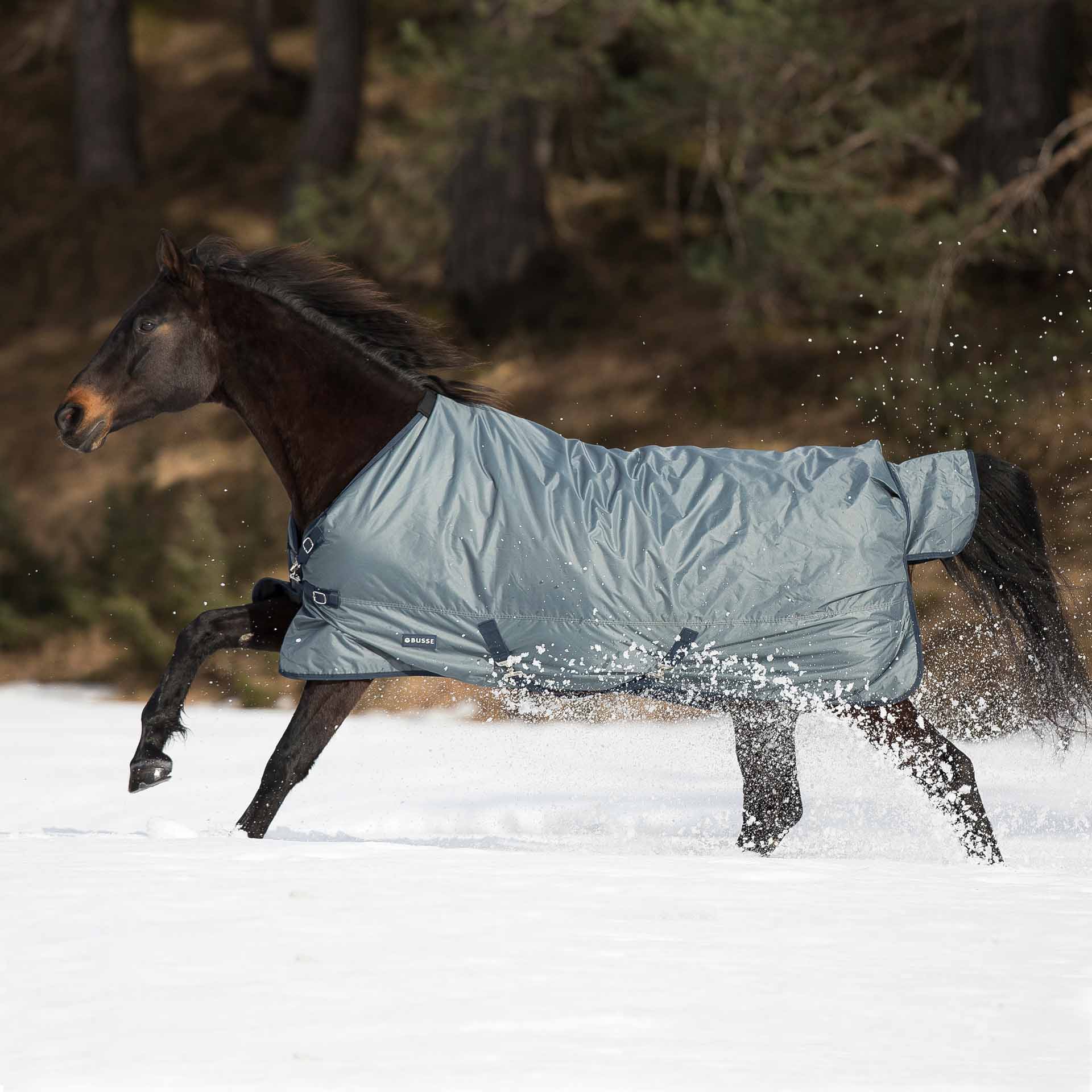 BUSSE Turnout Rug WINDCHILL 200 115 gray/navy