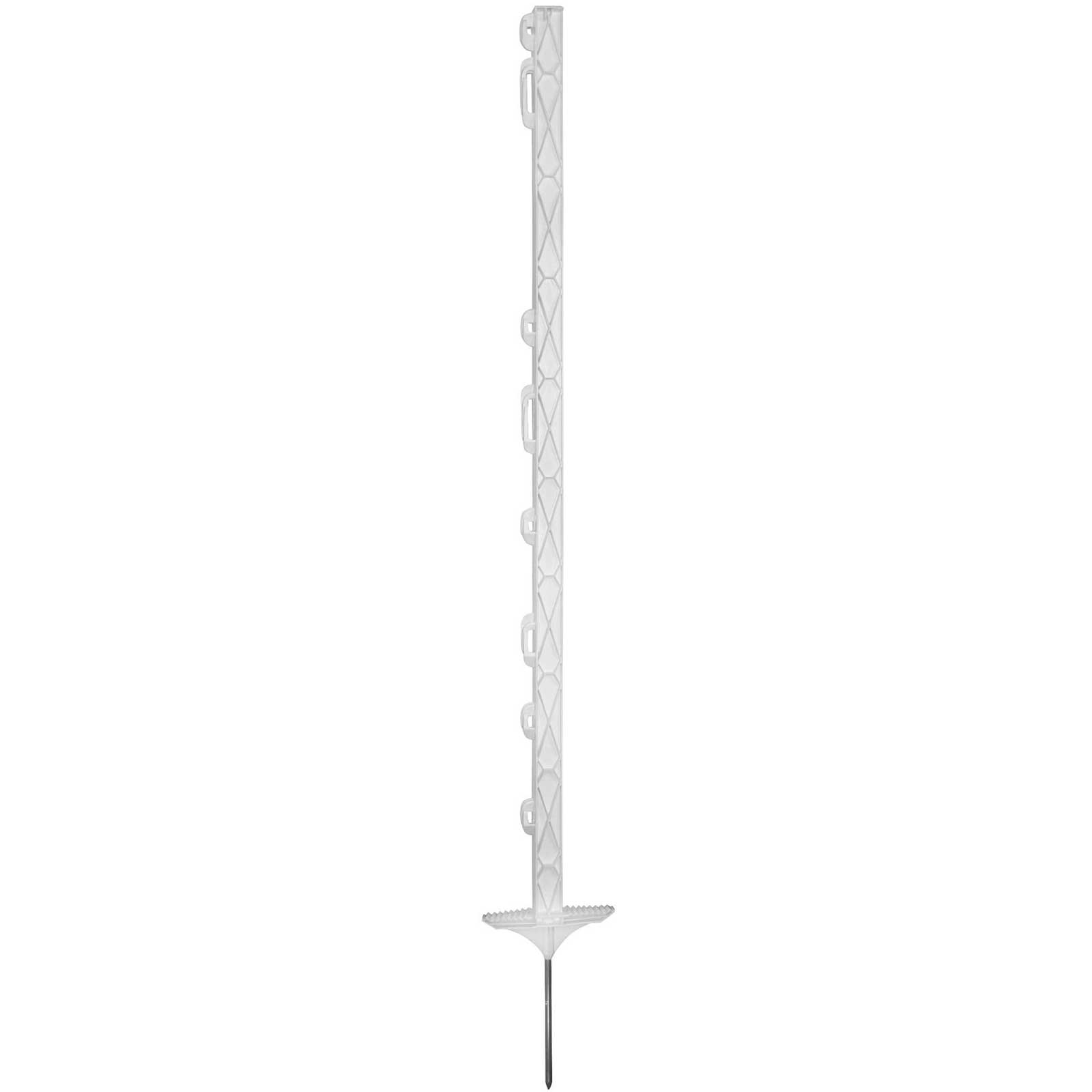 Plastic Post Titan 110 cm Doublestep, white (5 pcs.)