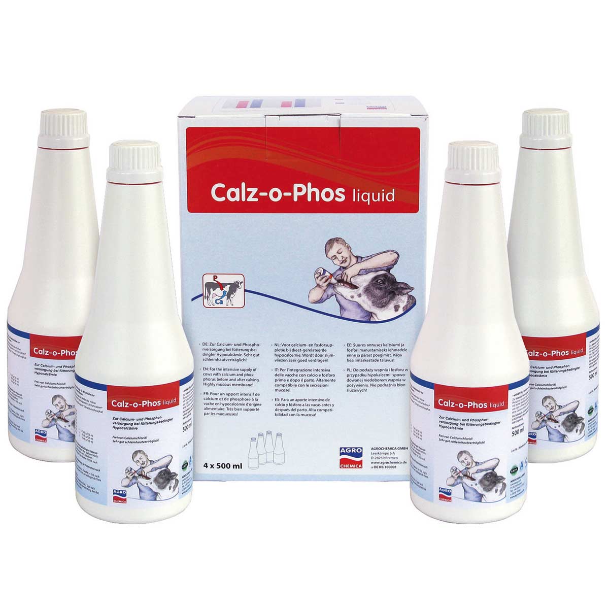 Calz-o-Phos Liquid 500 ml-Bottle Pack of 4