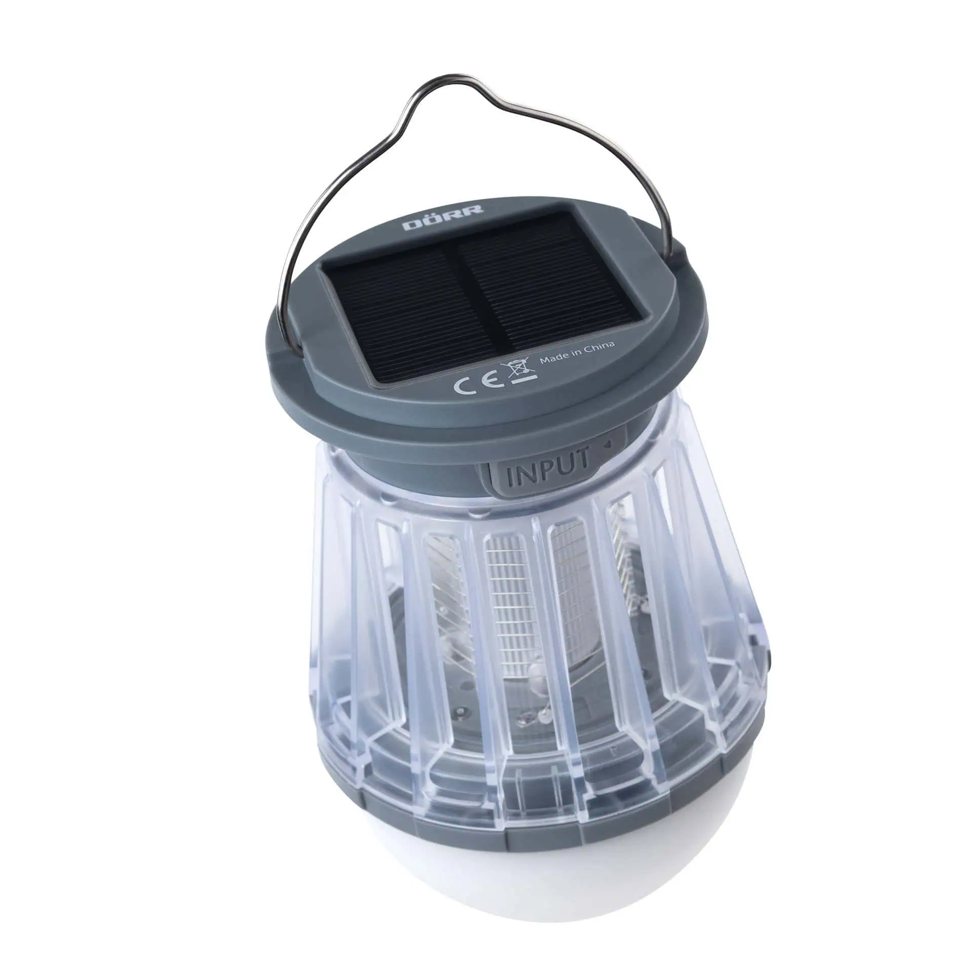 LED solar camping lamp anti-mosquito light gray