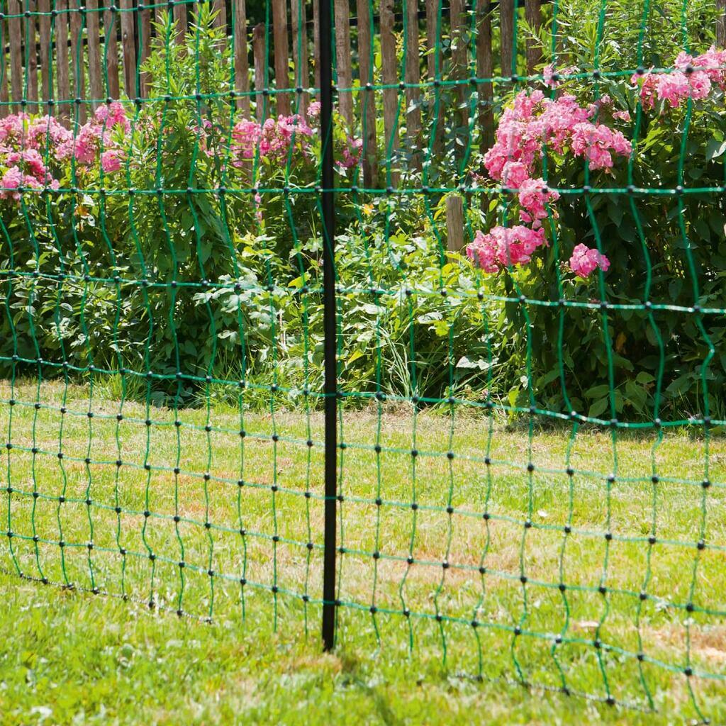 Agrarzone heron repellent pond fence set S1500 SOLAR 12V, 2,3J, net 200m x 106cm, green