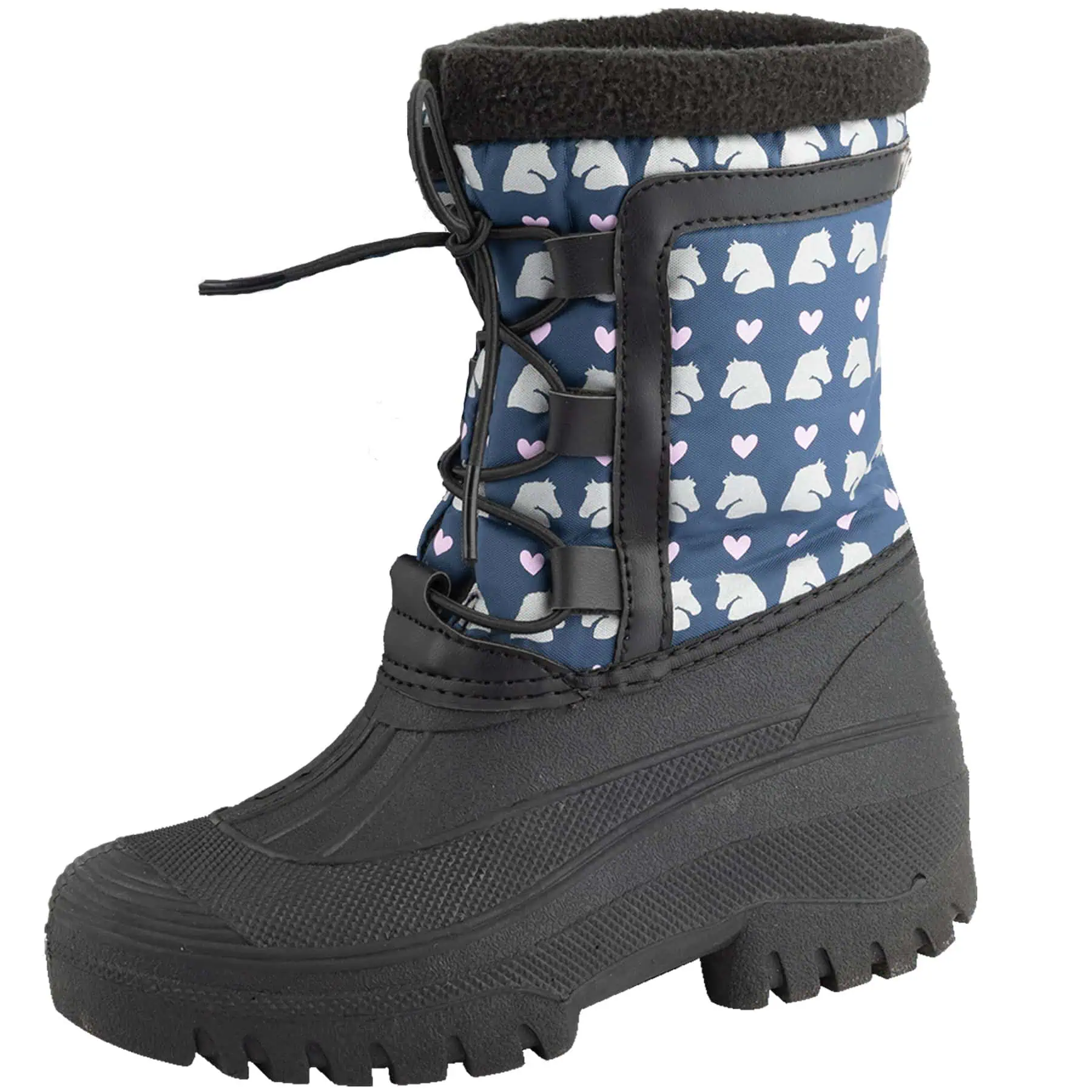 Lucky Snowfall Thermal Shoe, kids midnight blue/lucky heart 31