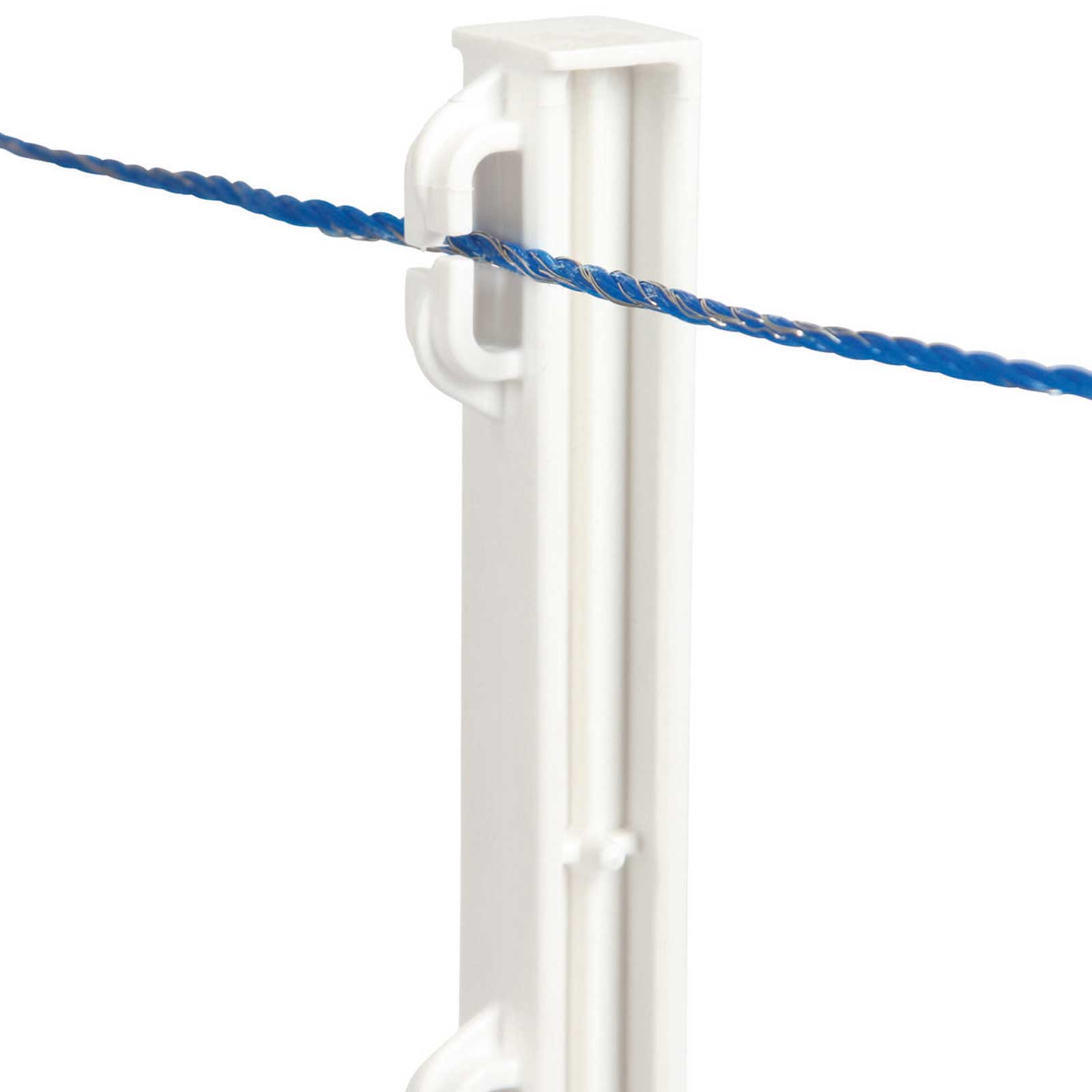 Stirrup Plastic Post 158 cm, white (5pcs.)