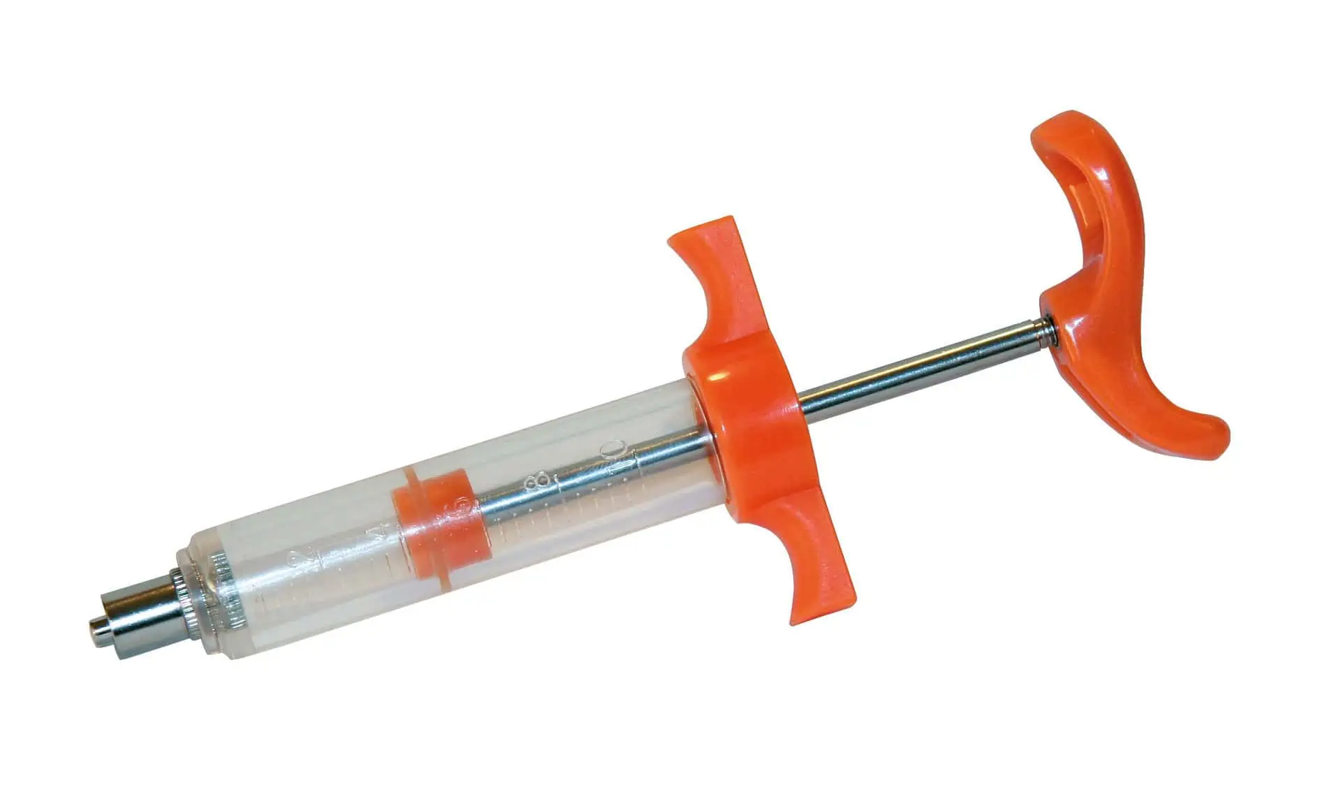 Nylon dosing syringe LuerLock with plastic handle Nylon dosing syringe LuerLock with plastic handle