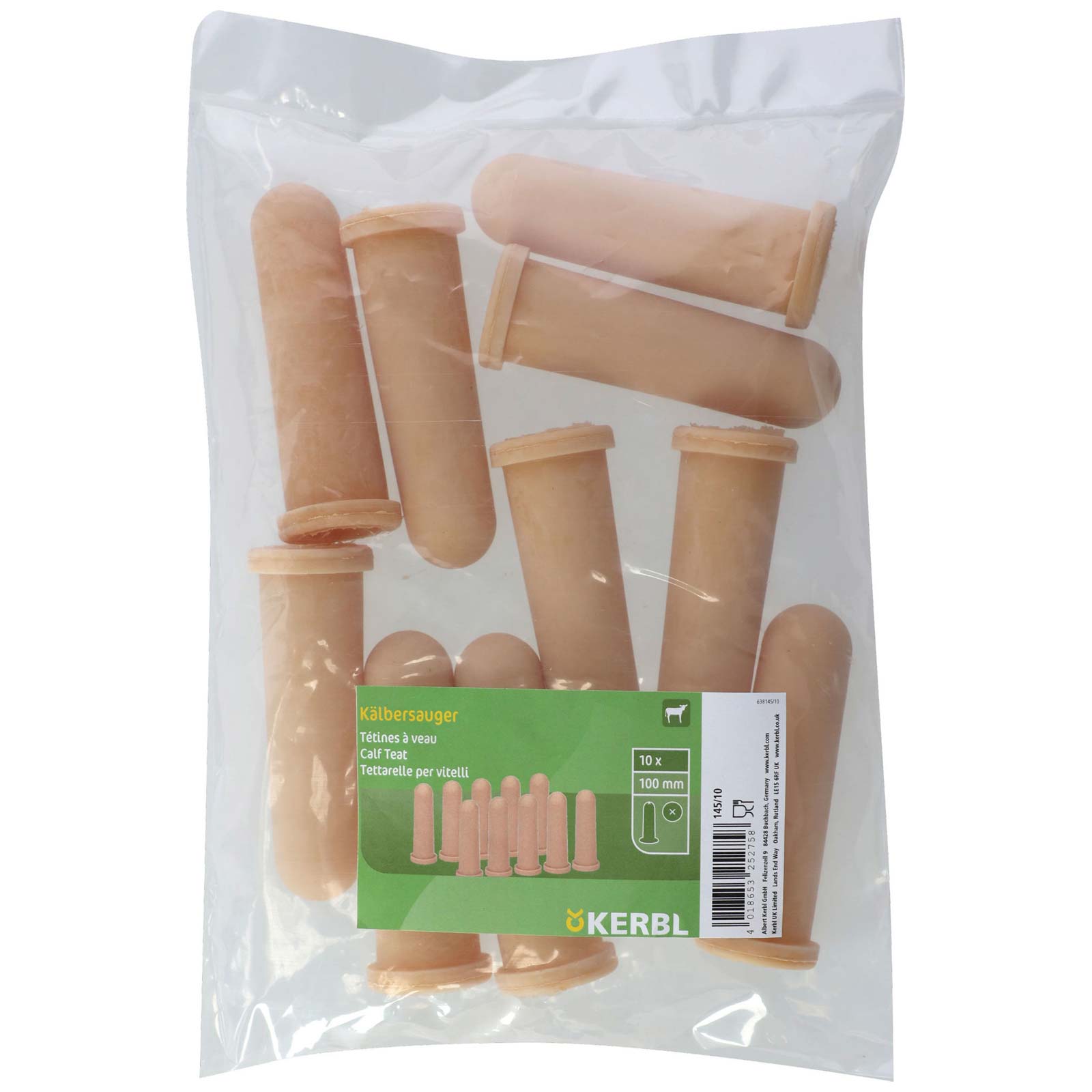 Calf Teat Standard Yellow 100 mm (10 pcs.)