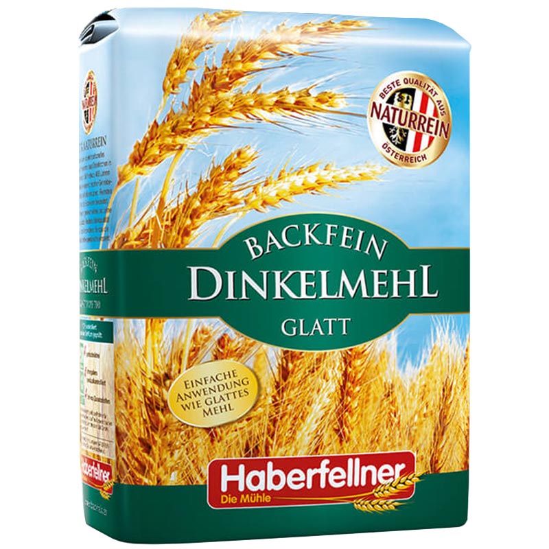 Haberfellner Spelt Flour Type 630 (DE) 700 (AT) finely milled 1 kg
