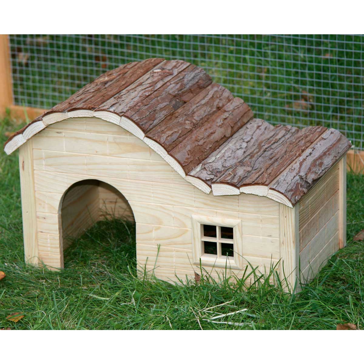NATURE PLUS House with gently curved roof 40 x 25 x 25 cm