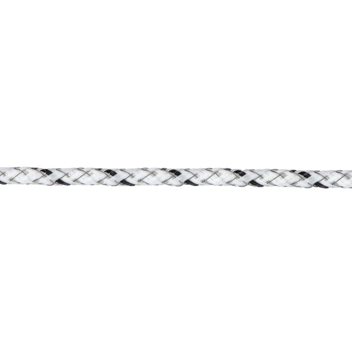 Ako Pasture Fence Rope TopLine Ultra 300m, Ø 5.5mm, 6x0.30 TriCOND, white-black