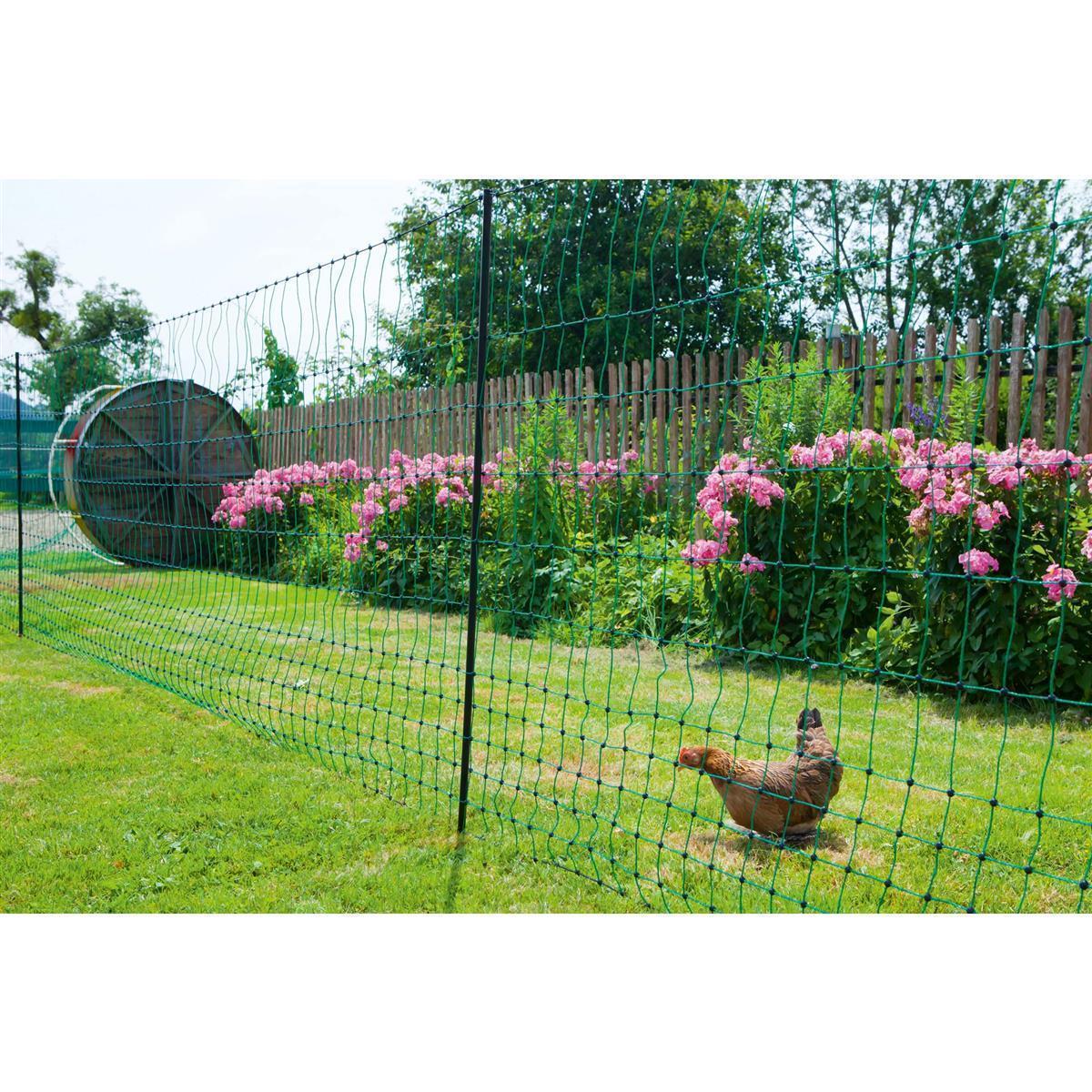 Poultry Netting green 112cm 50 m double pong electrifiable